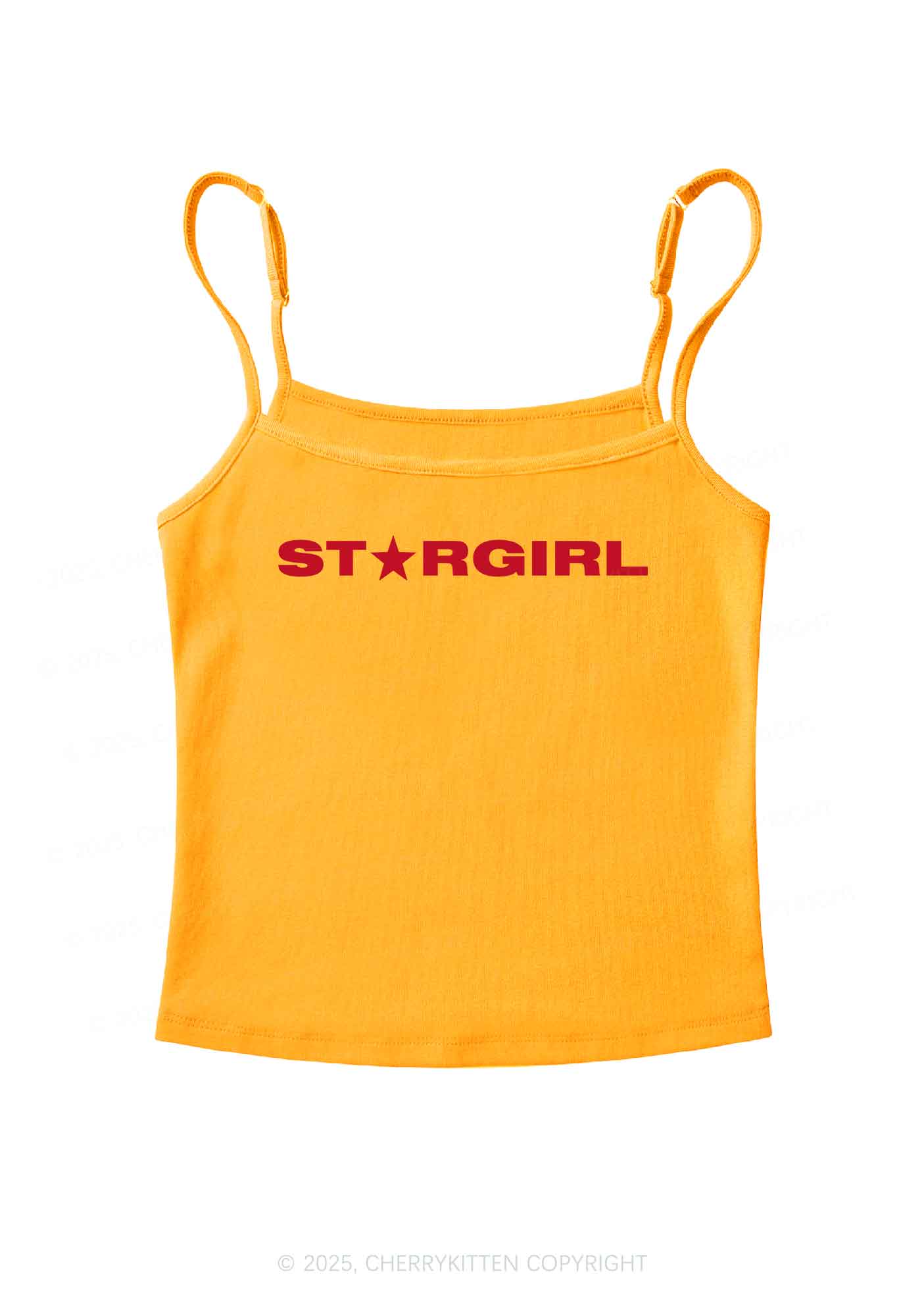 Red Stargirl Y2K Spaghetti Strap Cami Cherrykitten - Image 7