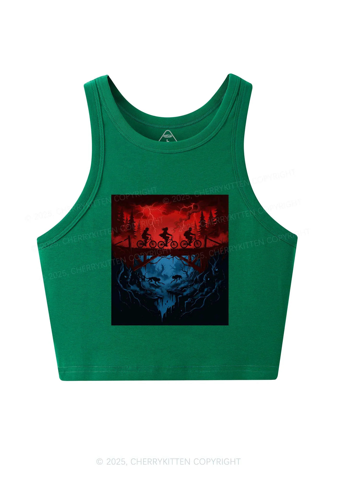 Red Storm Riders Y2K Crop Tank Top Cherrykitten - Image 6