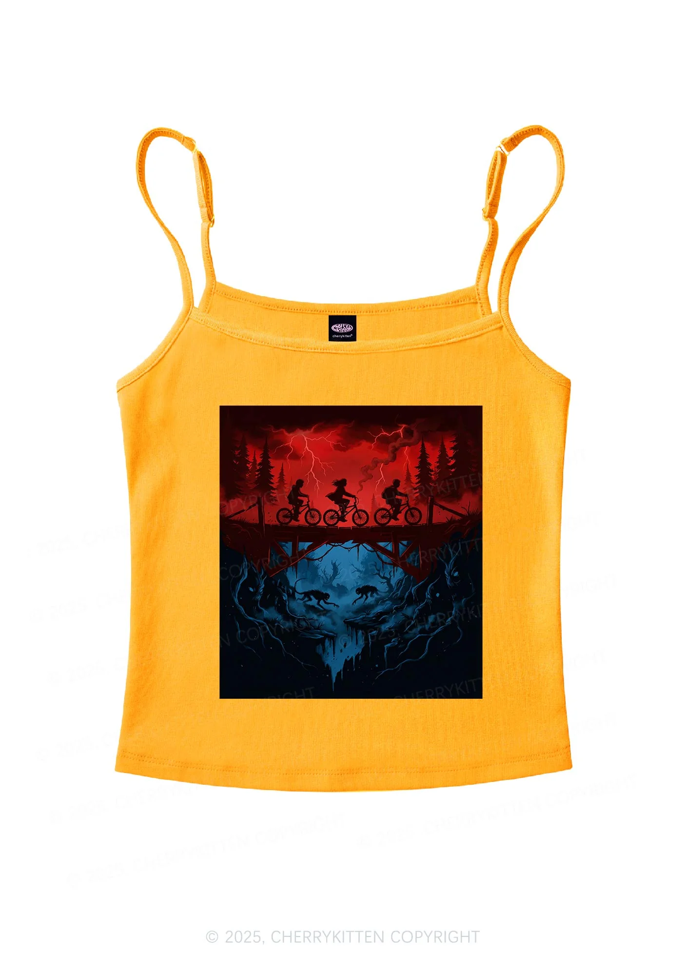 Red Storm Riders Y2K Spaghetti Strap Cami Cherrykitten - Image 7