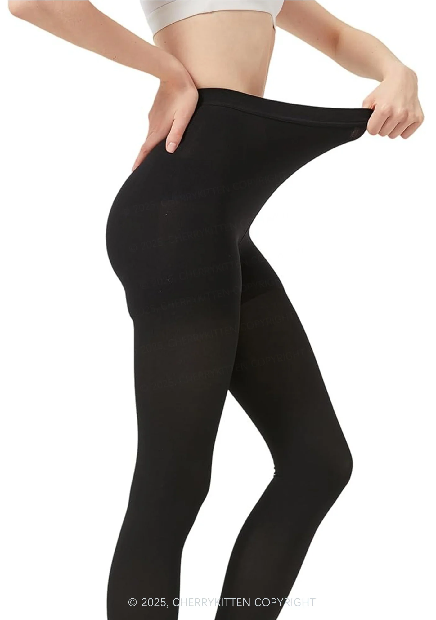 Fluorescent Green Y2K Tights Cherrykitten - Image 3