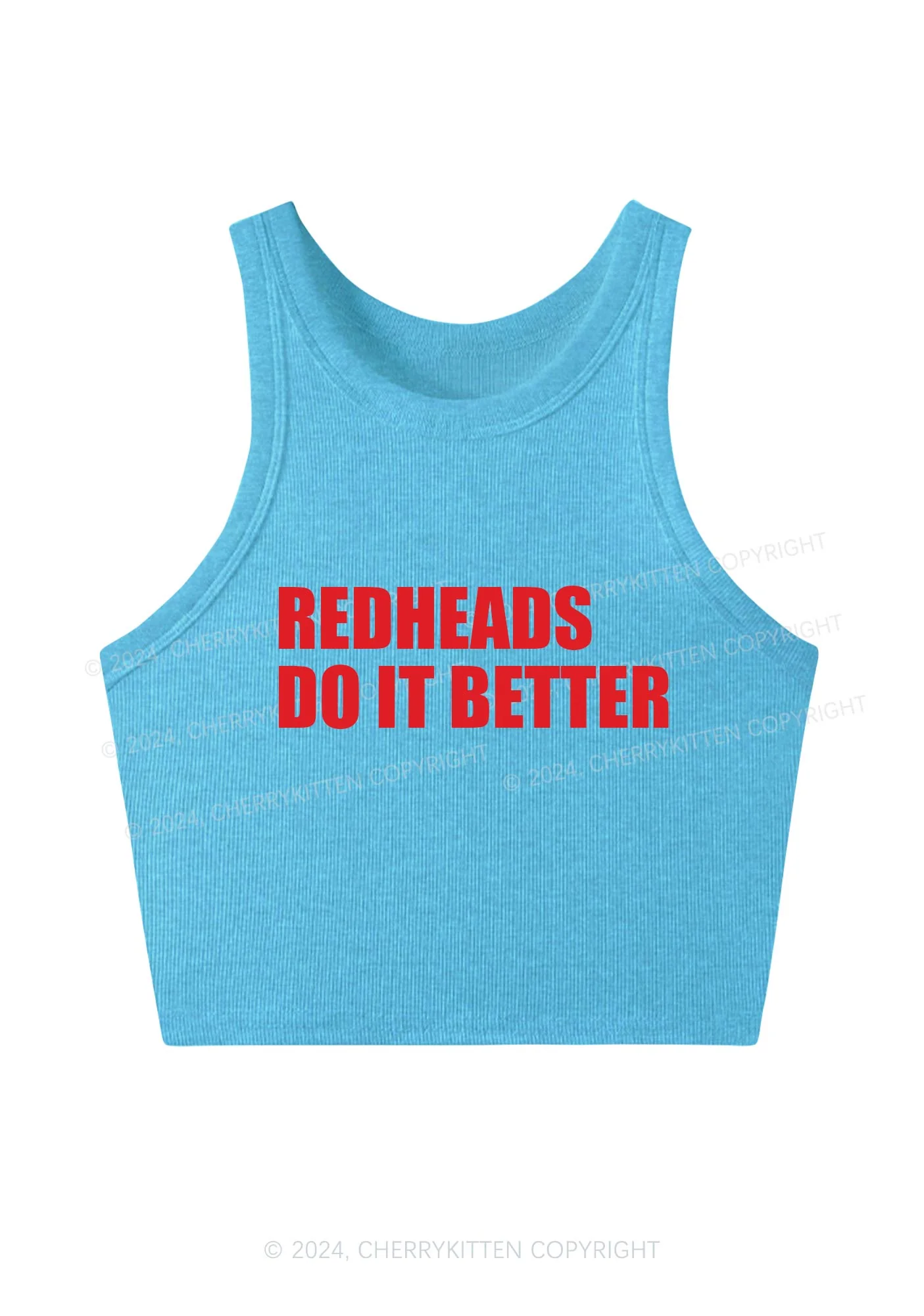 Redheads Do It Better Y2K Crop Tank Top Cherrykitten - Image 6