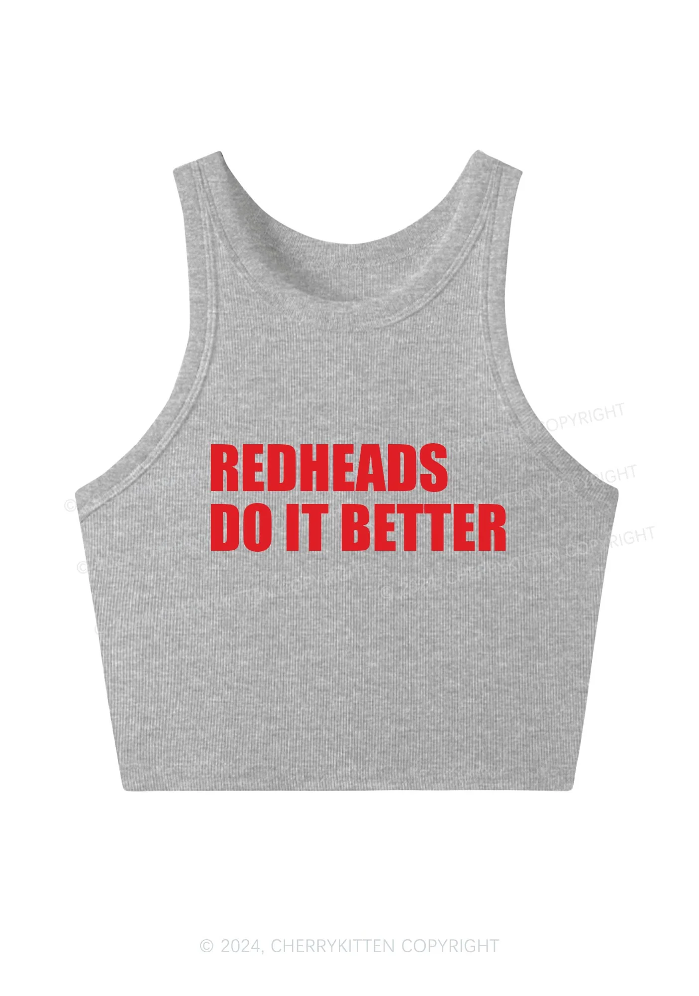 Redheads Do It Better Y2K Crop Tank Top Cherrykitten - Image 7