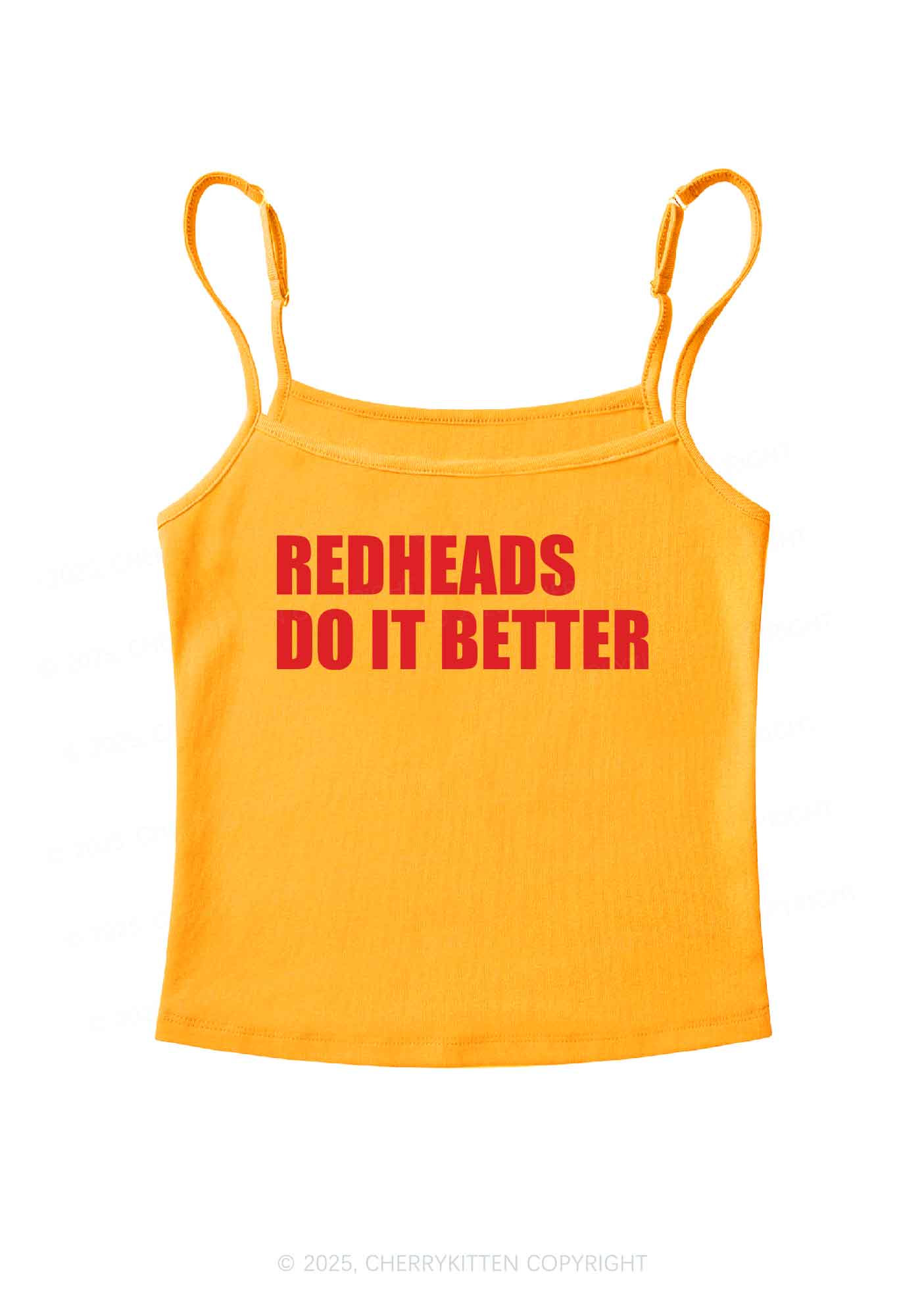 Redheads Do It Better Y2K Spaghetti Strap Cami Cherrykitten - Image 6