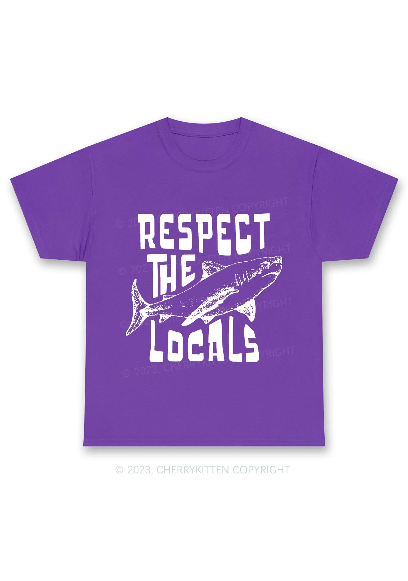 Respect The Locals Chunky Shirt Cherrykitten - Image 2