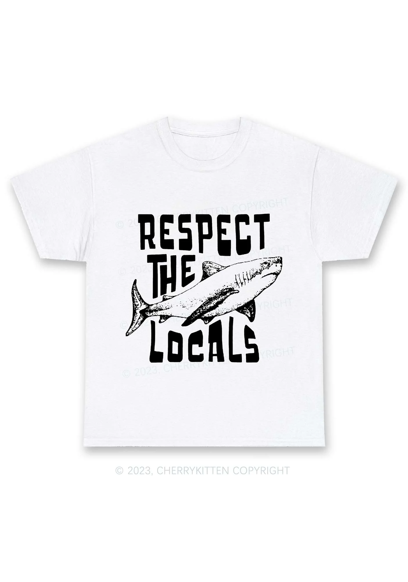 Respect The Locals Chunky Shirt Cherrykitten - Image 3