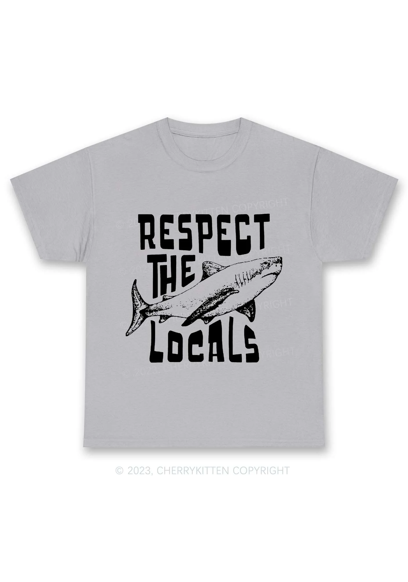 Respect The Locals Chunky Shirt Cherrykitten - Image 5
