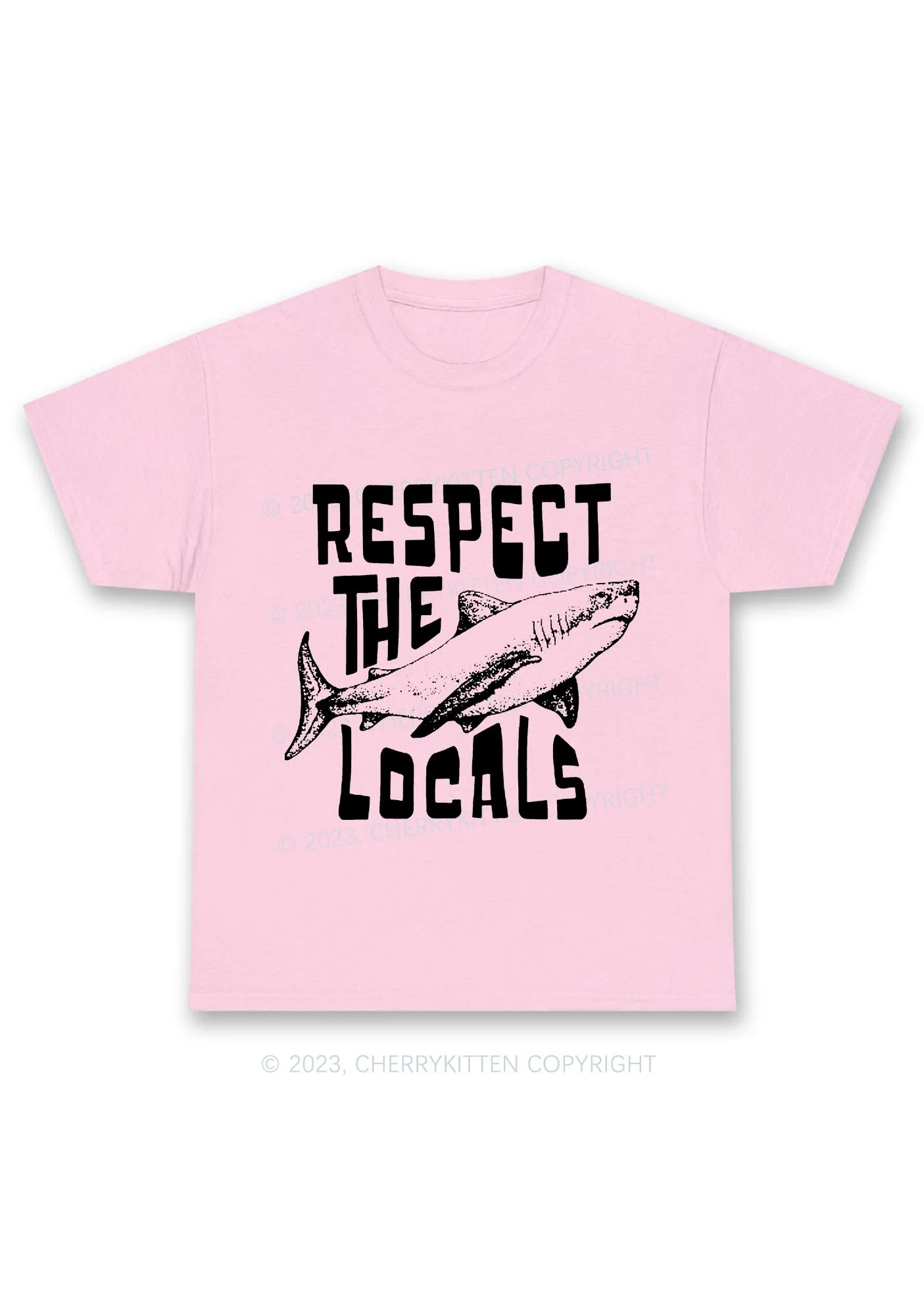 Respect The Locals Chunky Shirt Cherrykitten - Image 6