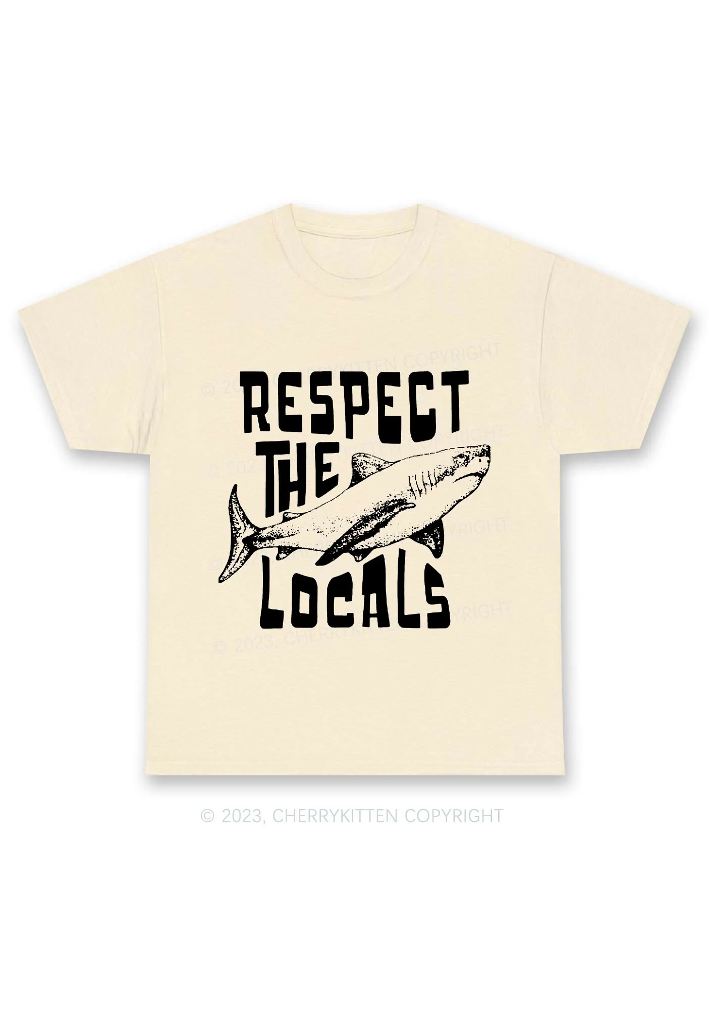 Respect The Locals Chunky Shirt Cherrykitten - Image 7