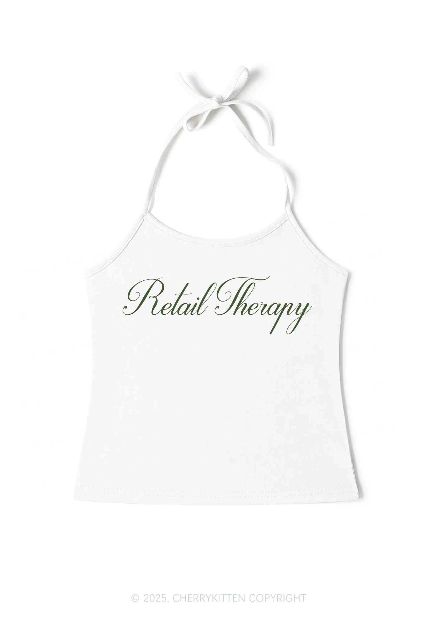 Retail Therapy Y2K Halter Neck Cami Cherrykitten - Image 2