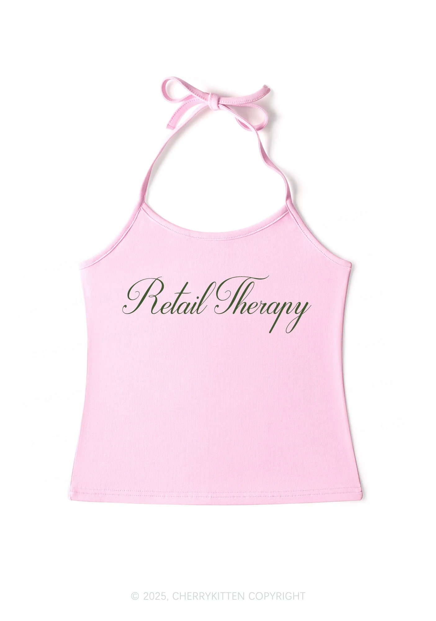 Retail Therapy Y2K Halter Neck Cami Cherrykitten - Image 3