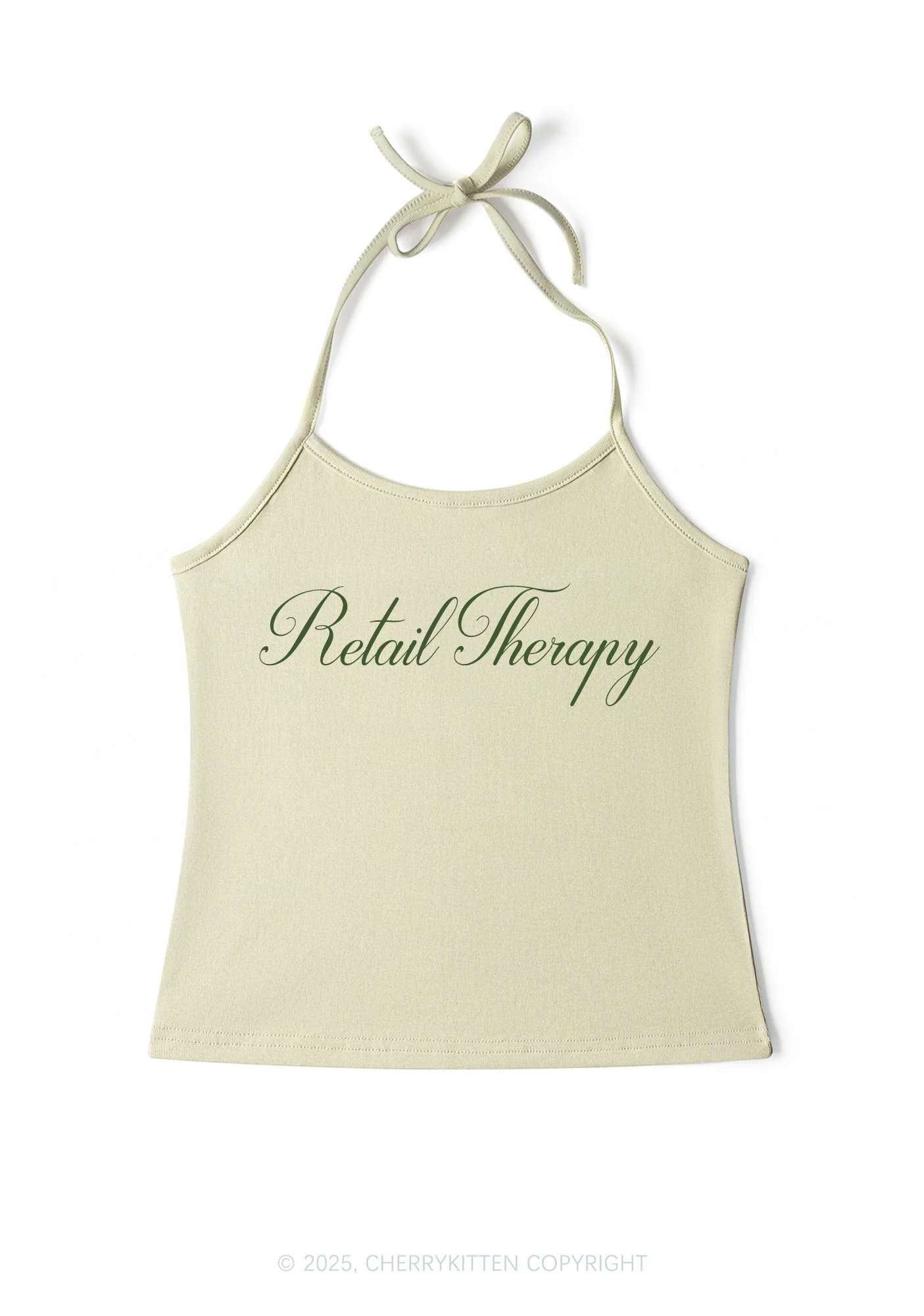 Retail Therapy Y2K Halter Neck Cami Cherrykitten - Image 4