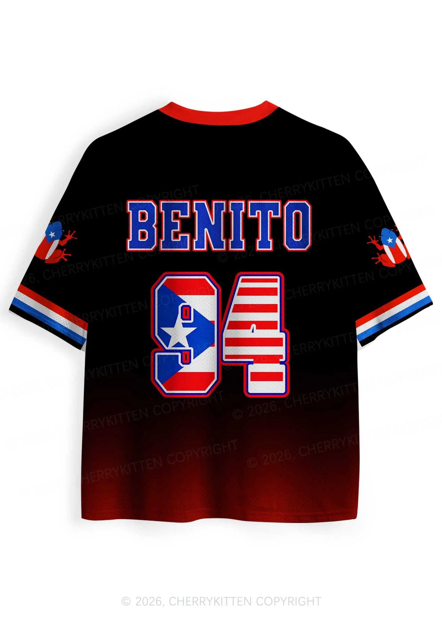 Retro Black Football Y2K Sport Jersey Shirts Cherrykitten - Image 4