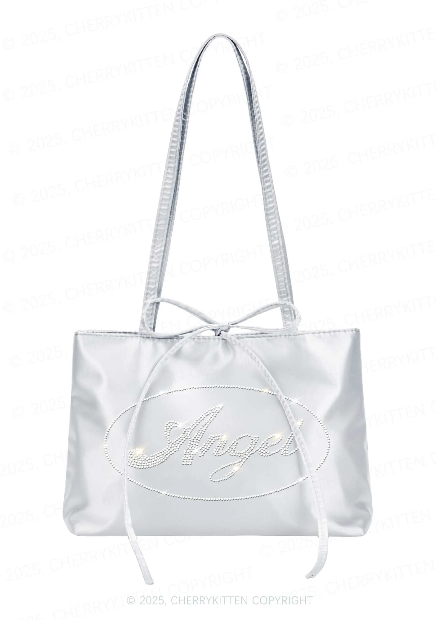 Rhinestone Angel Y2K Satin Bags Cherrykitten - Image 6