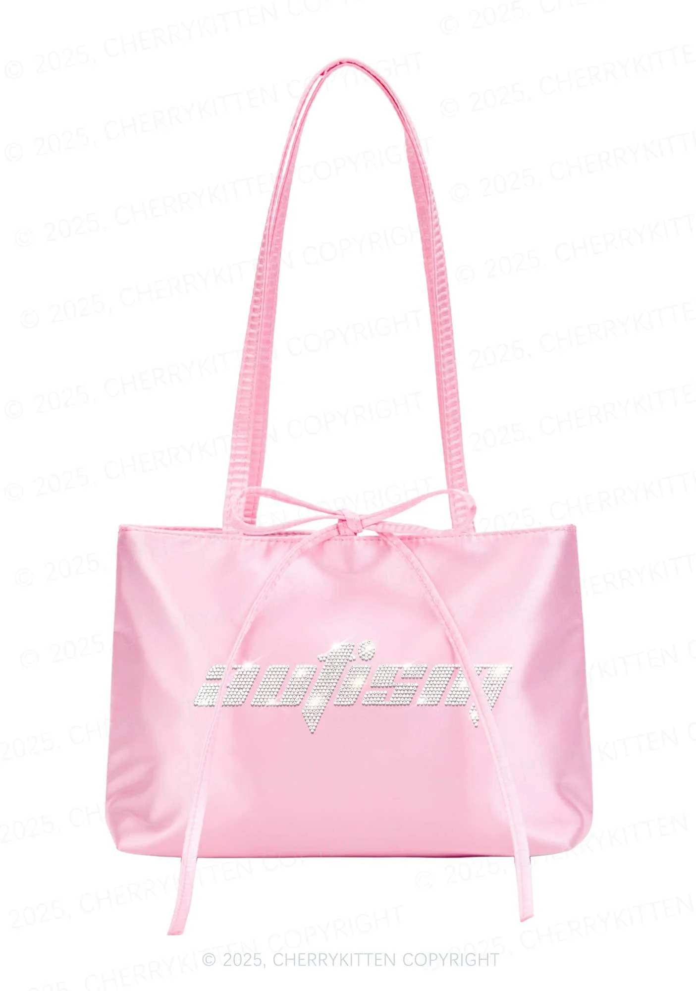 Rhinestone Autism Y2K Satin Bags Cherrykitten - Image 2