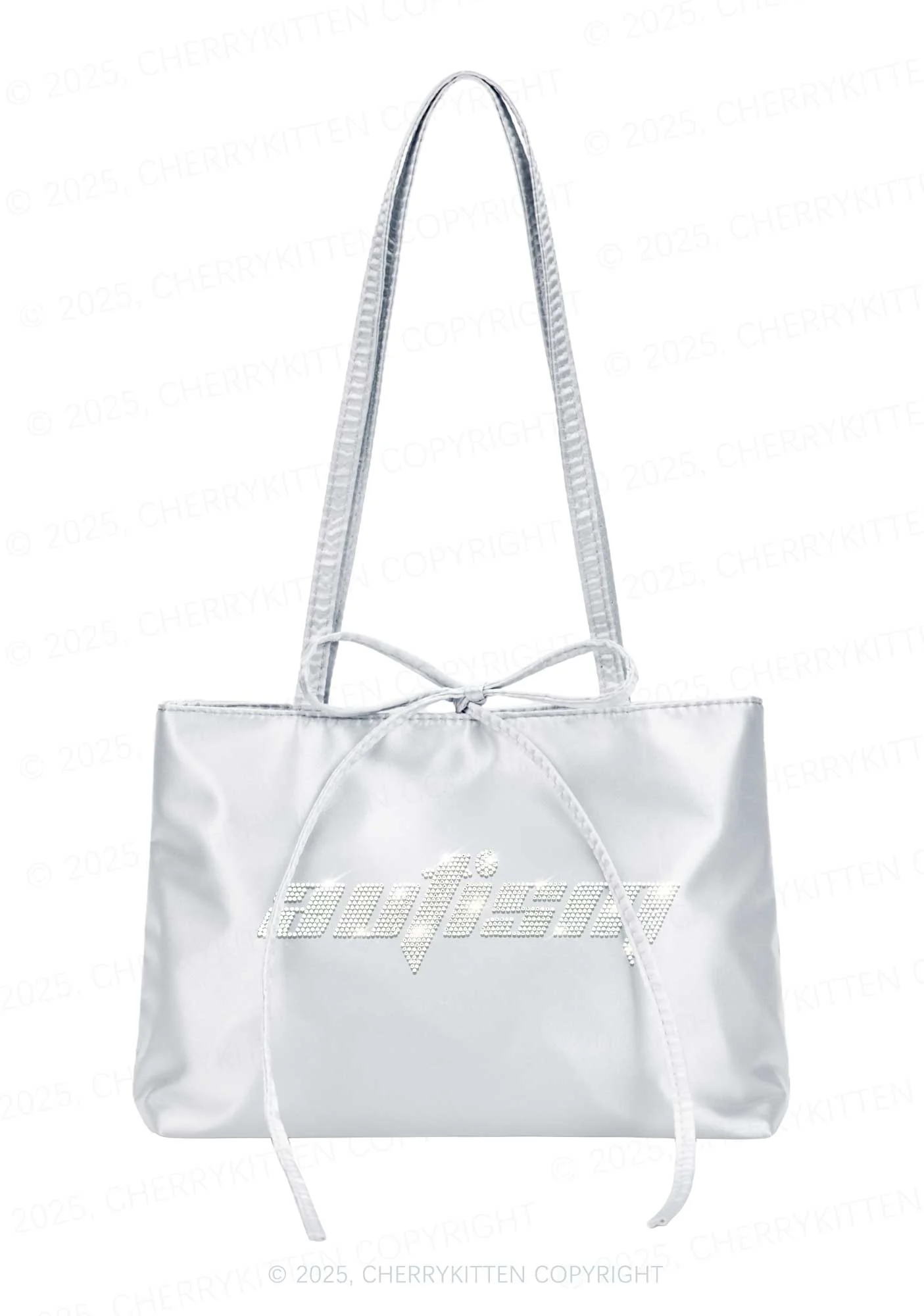 Rhinestone Autism Y2K Satin Bags Cherrykitten - Image 3