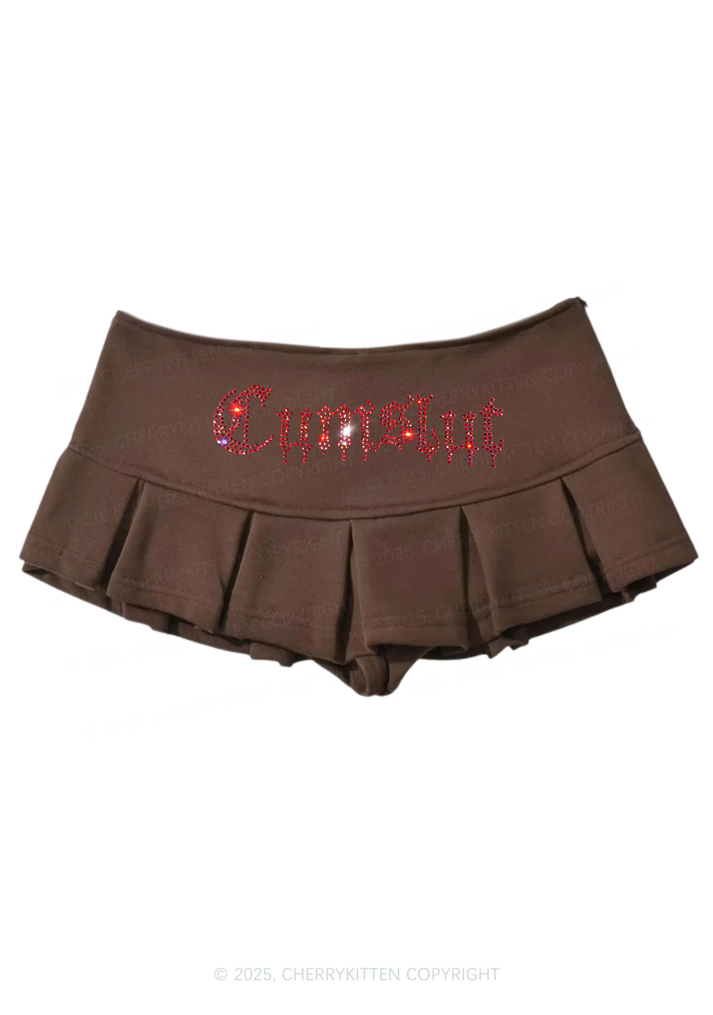 Rhinestone Cxmslxt Y2K Mini Pleated Skirts Cherrykitten - Image 6