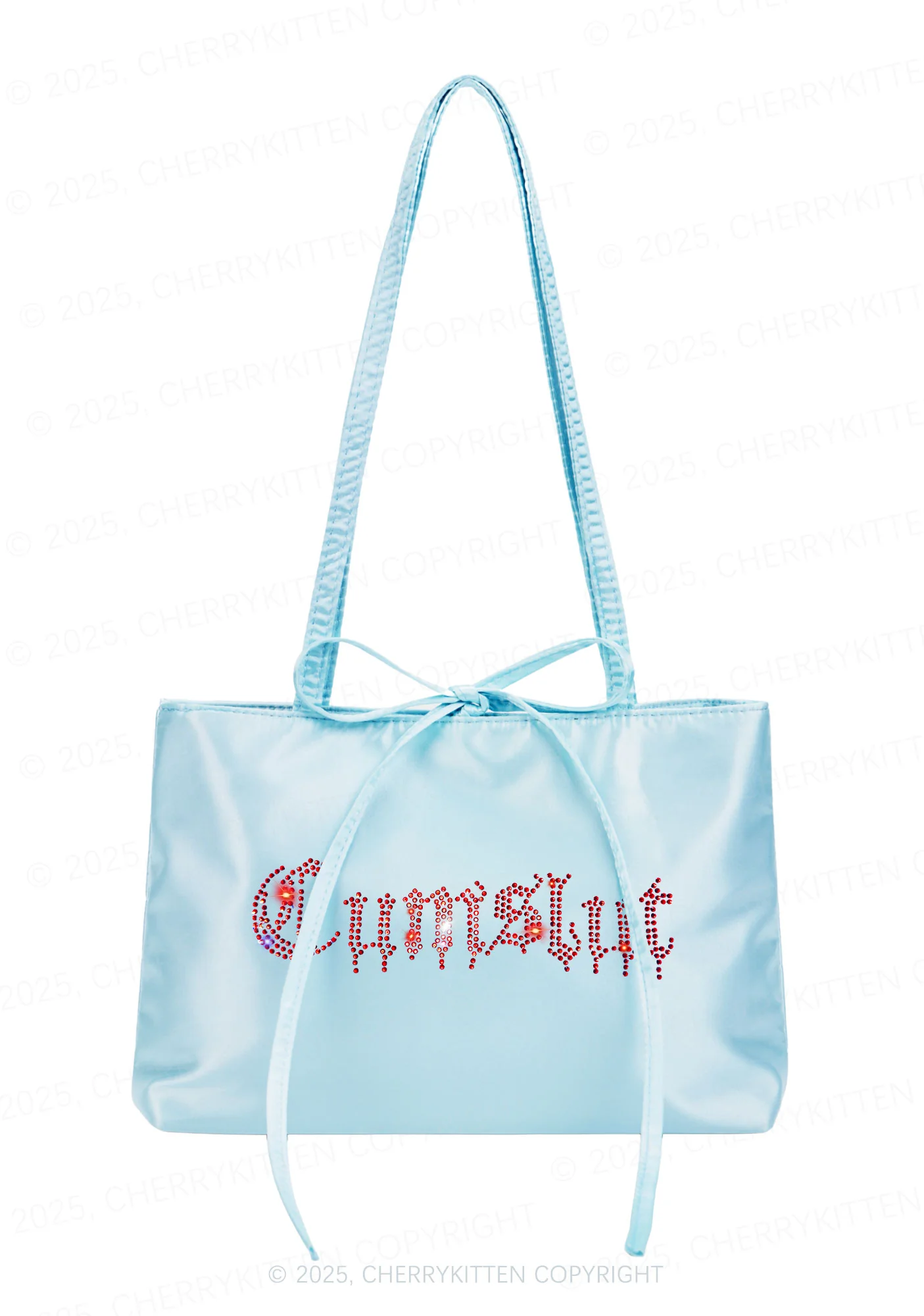 Rhinestone Cxmslxt Y2K Satin Bags Cherrykitten - Image 2