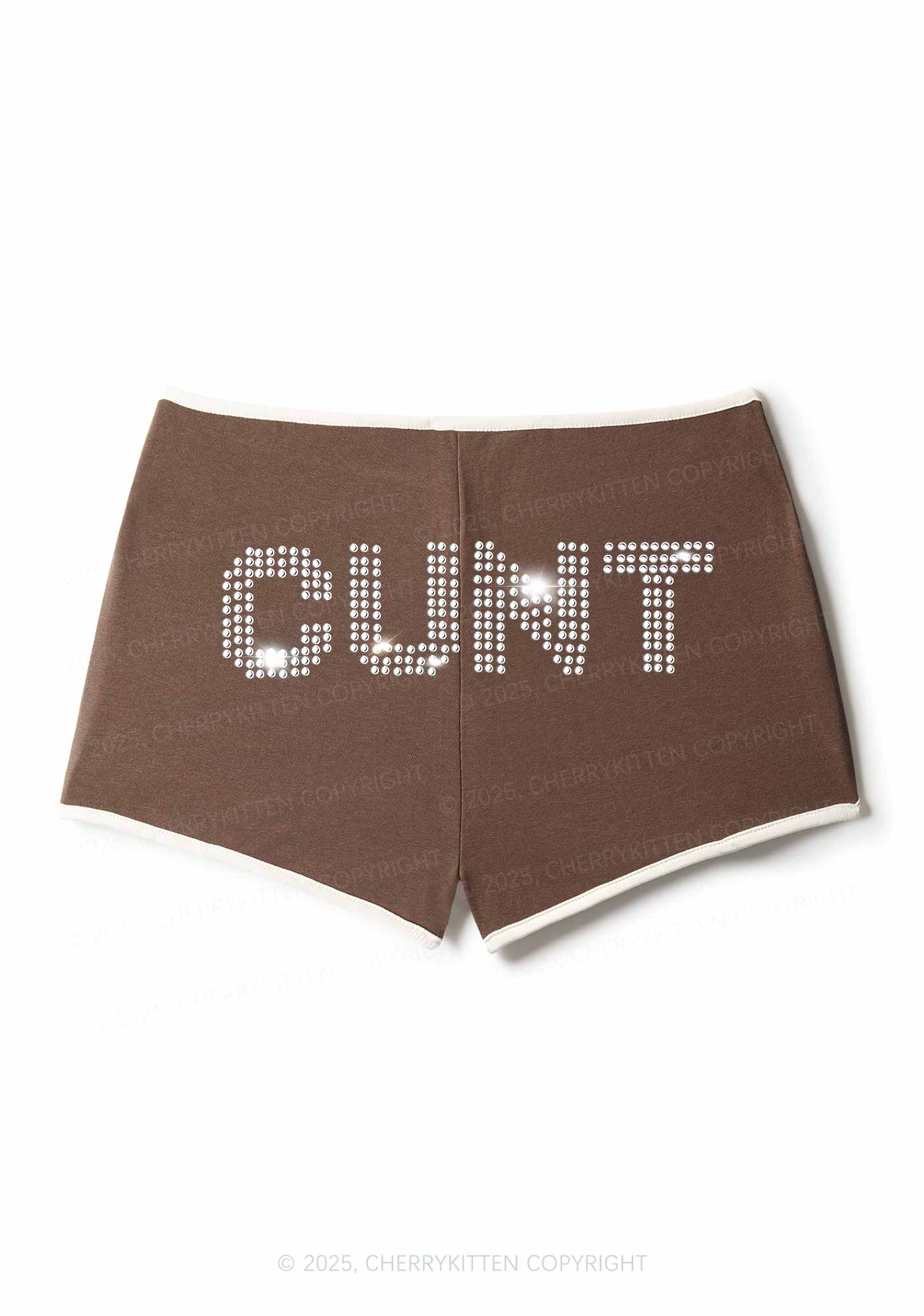 Rhinestone Cxxt Y2K Booty Shorts Cherrykitten - Image 5