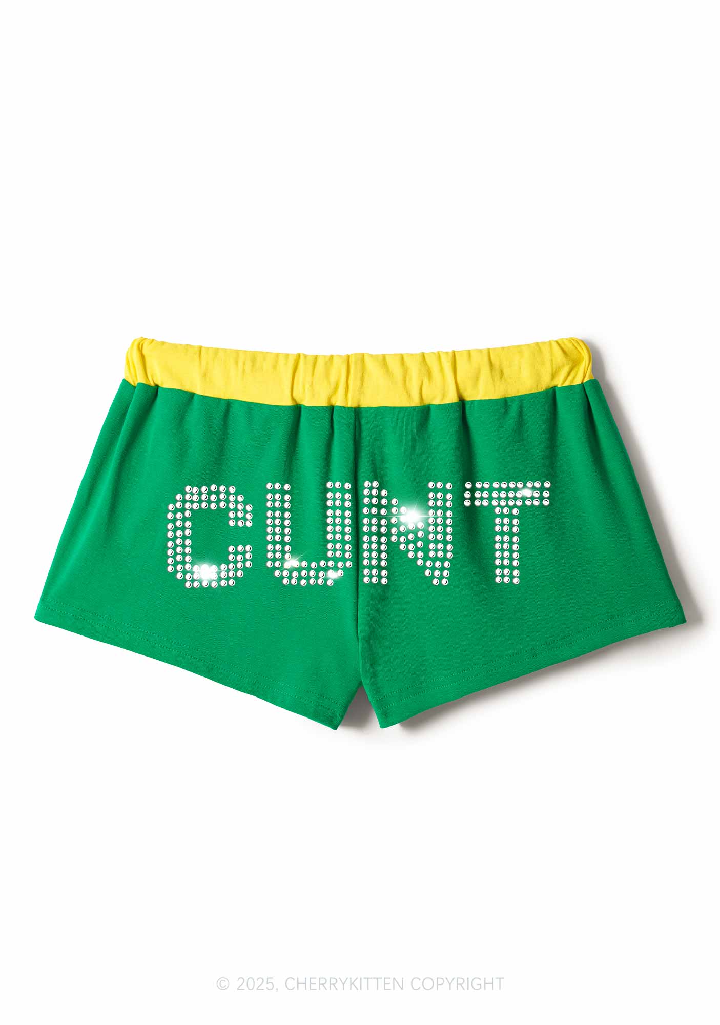 Rhinestone Cxxt Y2K Drawstring Mini Shorts Cherrykitten - Image 6