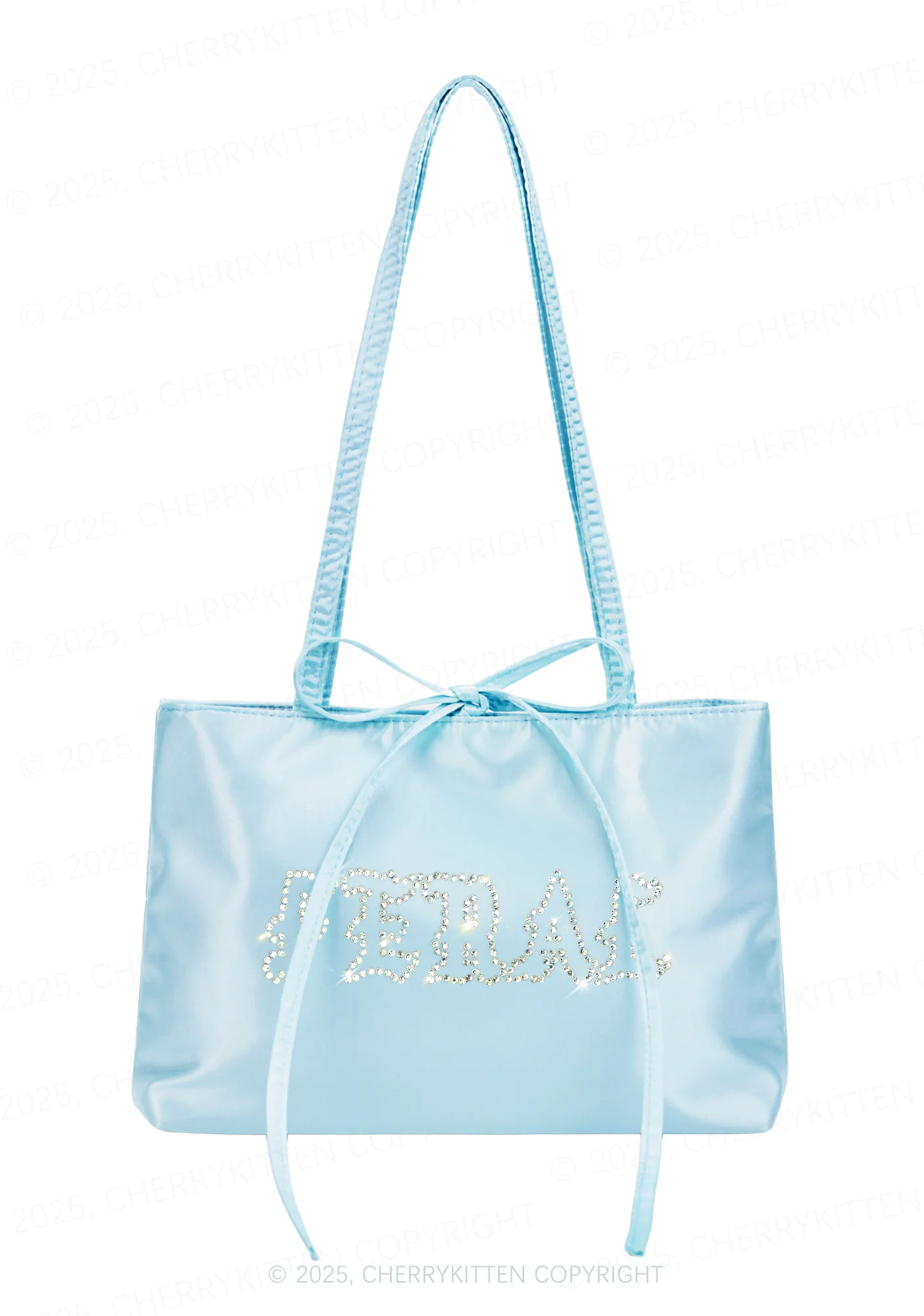 Rhinestone Feral Y2K Satin Bags Cherrykitten - Image 2