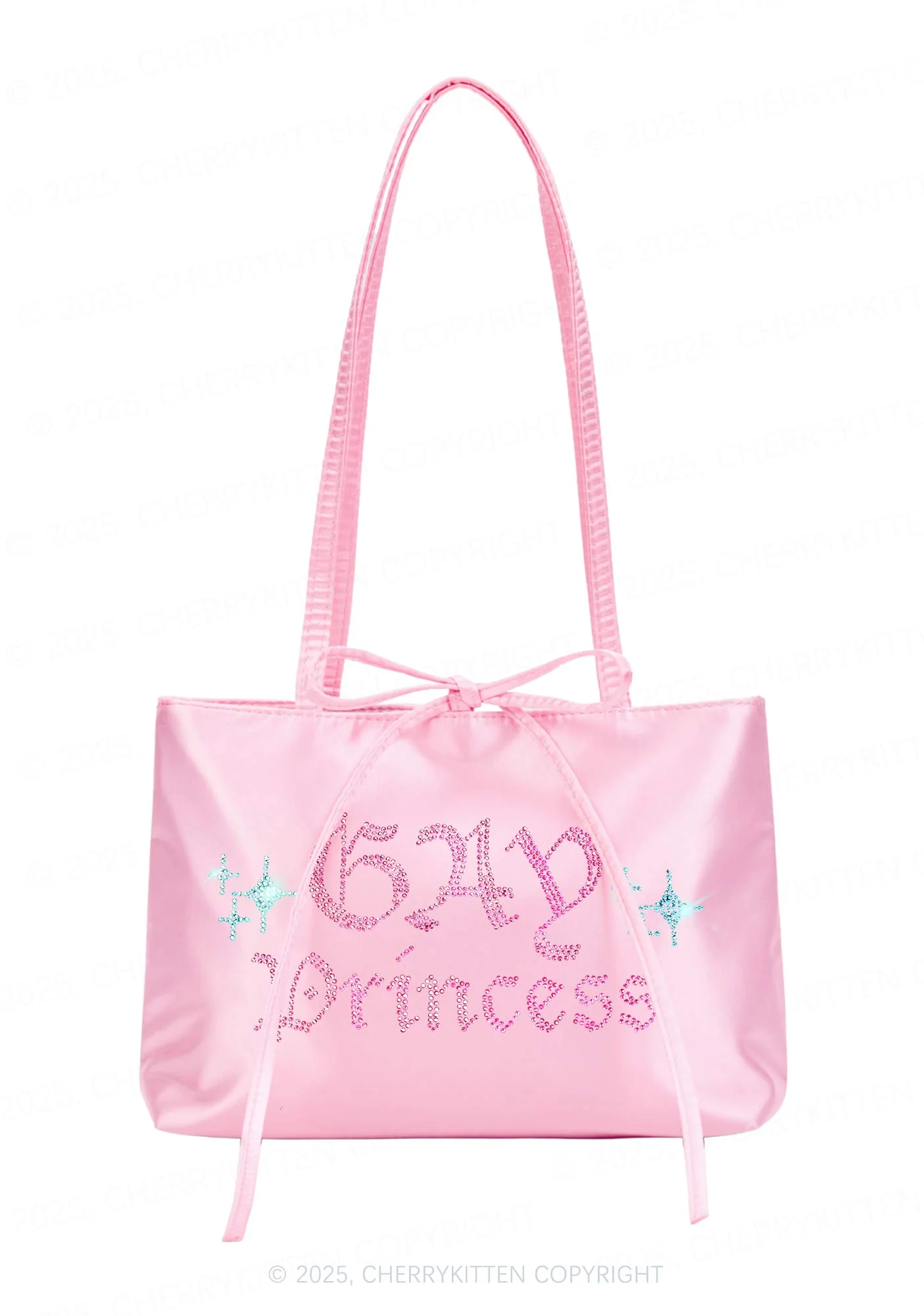 Rhinestone Gay Princess Y2K Satin Bags Cherrykitten - Image 3