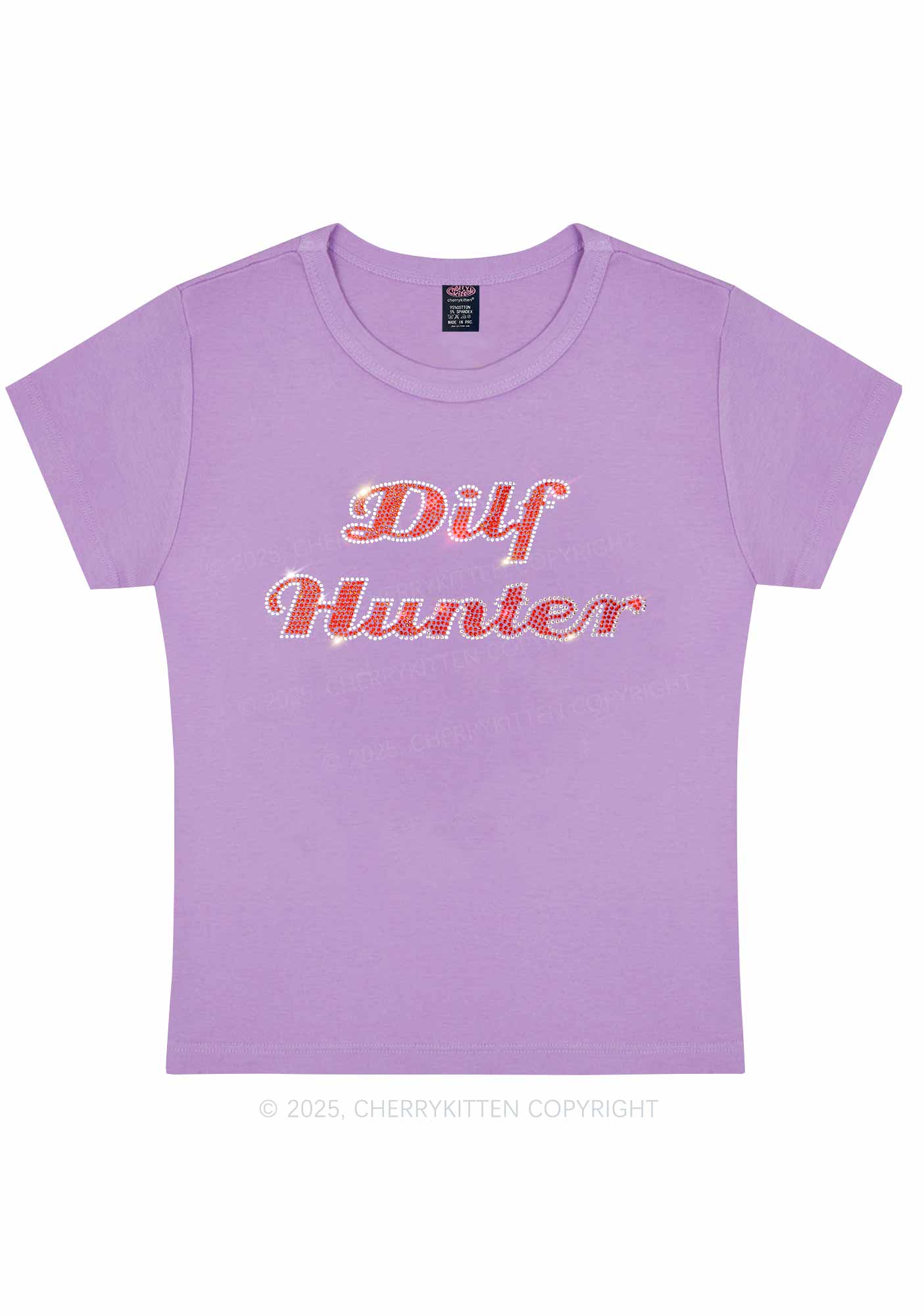 Rhinestone Green Hunter Y2K Baby Tee Cherrykitten - Image 8
