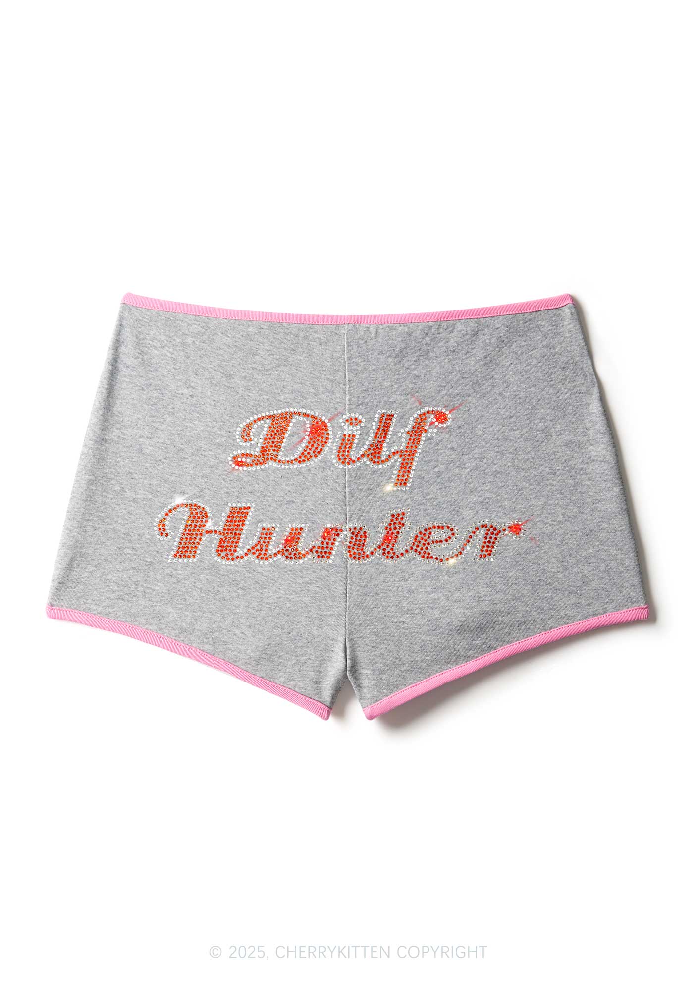 Rhinestone Green Hunter Y2K Booty Shorts Cherrykitten - Image 4