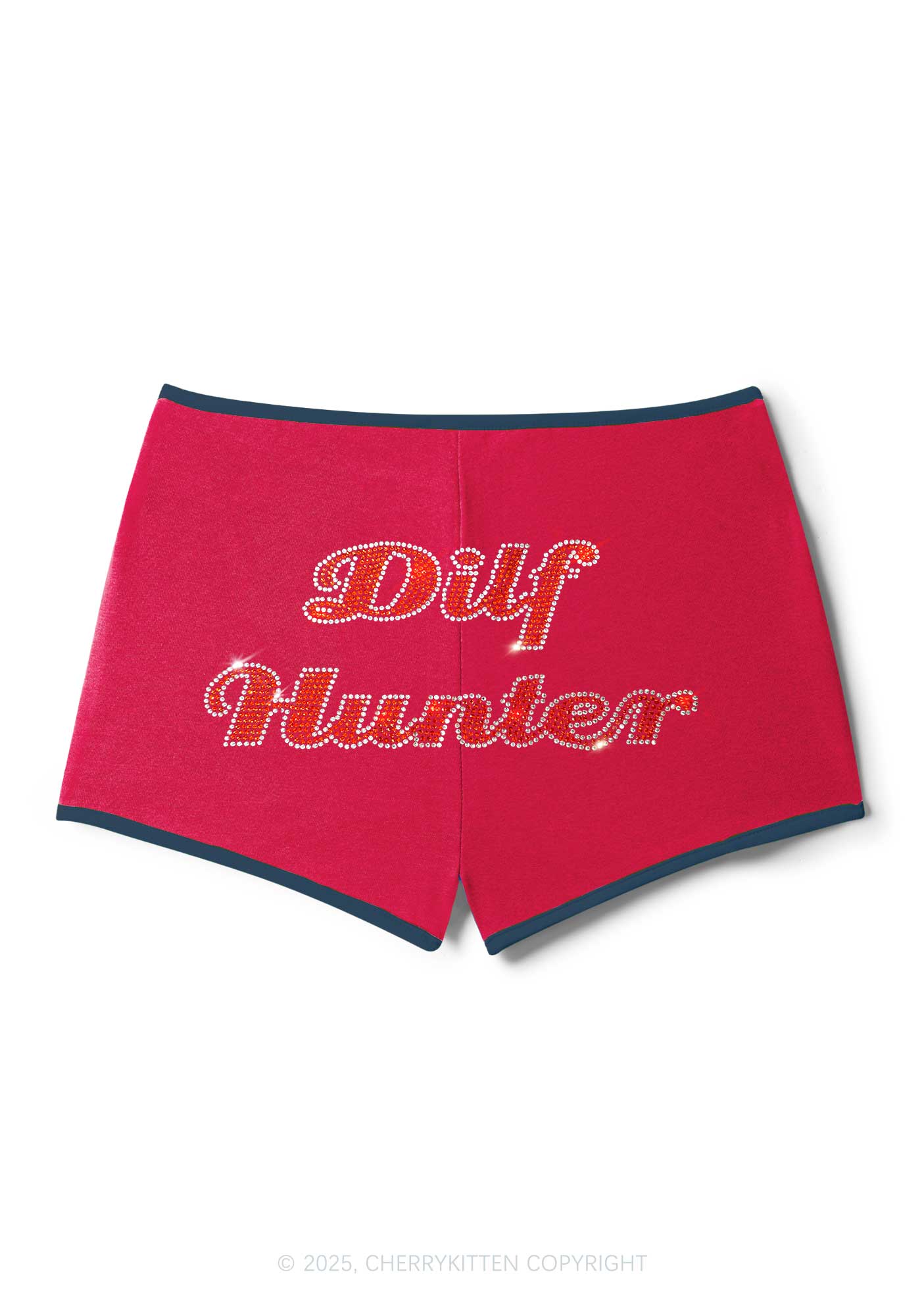Rhinestone Green Hunter Y2K Booty Shorts Cherrykitten - Image 6