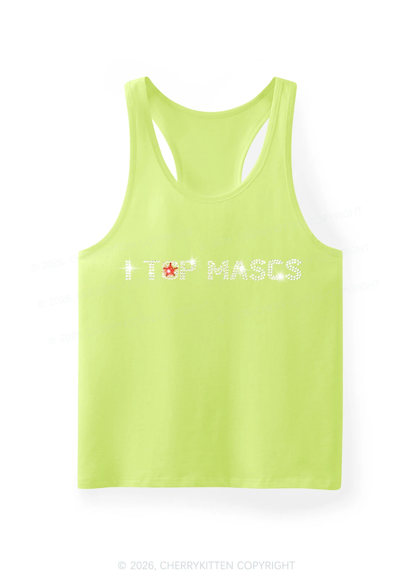 Rhinestone I Top Mascs Pride Y2K Men Racerback Tank Top Cherrykitten - Image 10