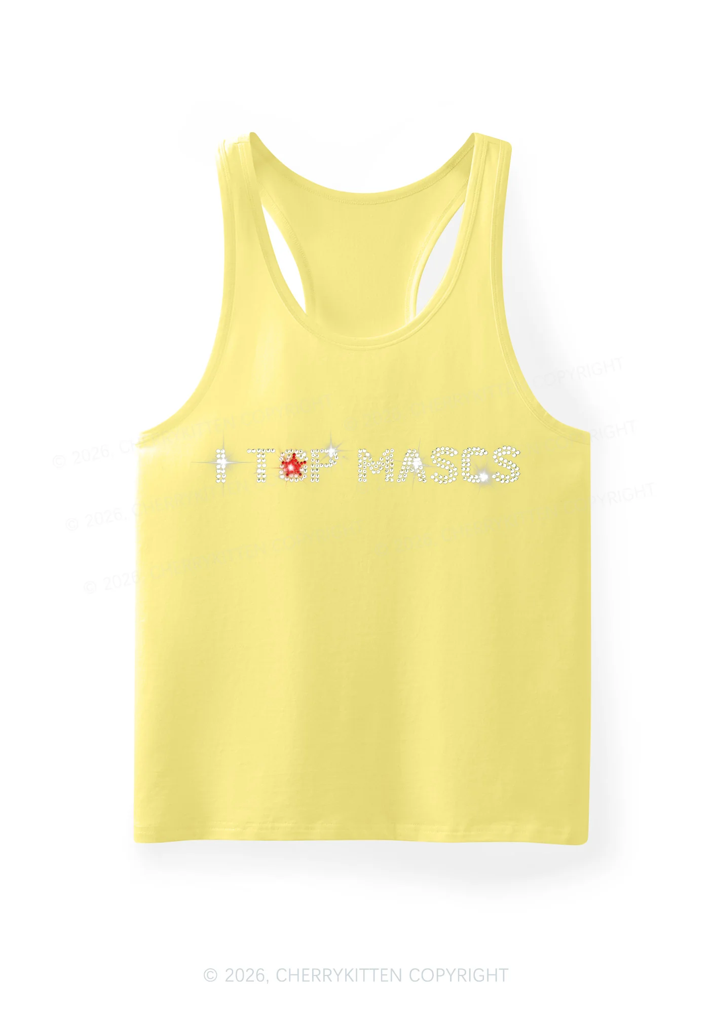 Rhinestone I Top Mascs Pride Y2K Men Racerback Tank Top Cherrykitten - Image 11