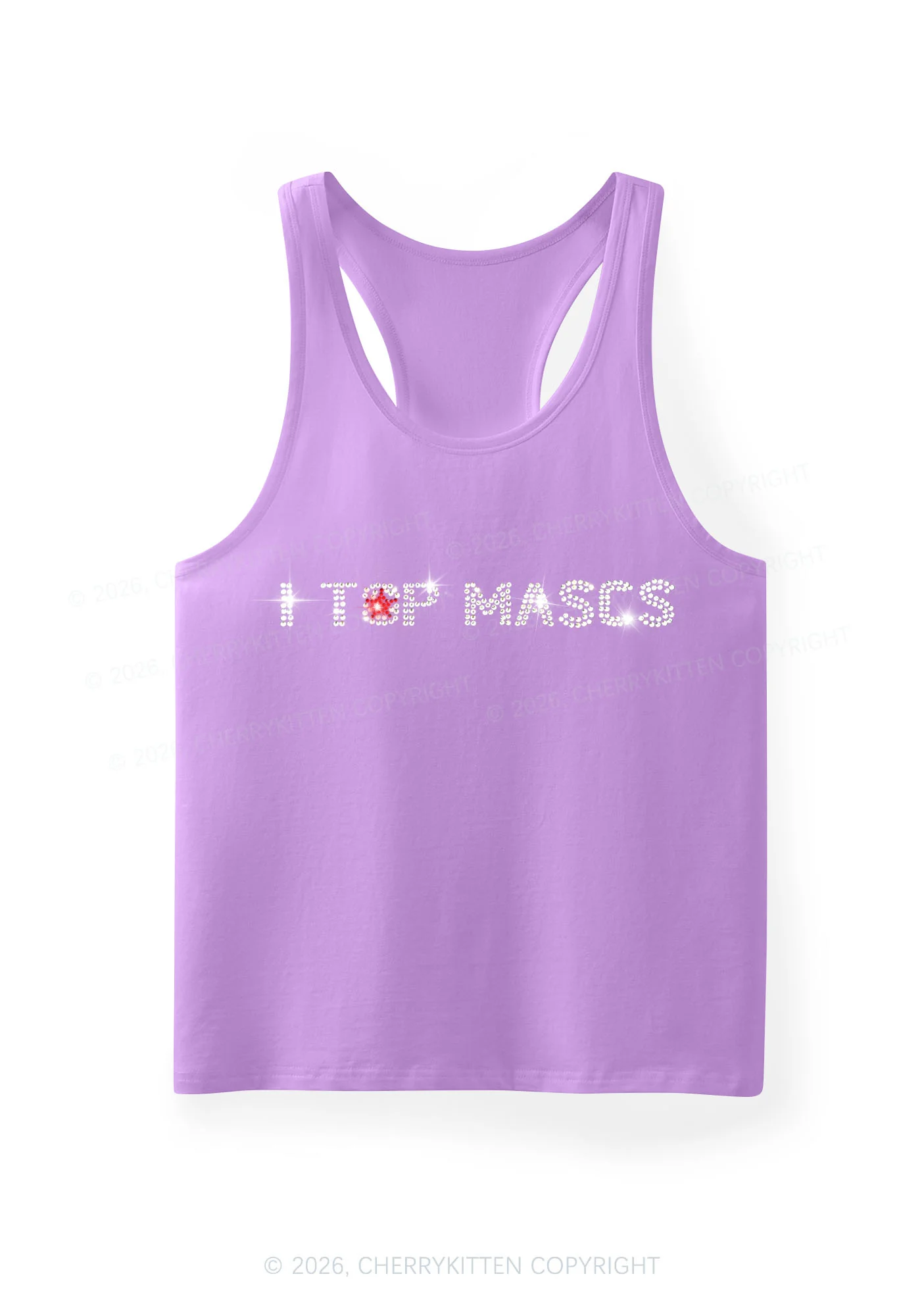 Rhinestone I Top Mascs Pride Y2K Men Racerback Tank Top Cherrykitten - Image 6