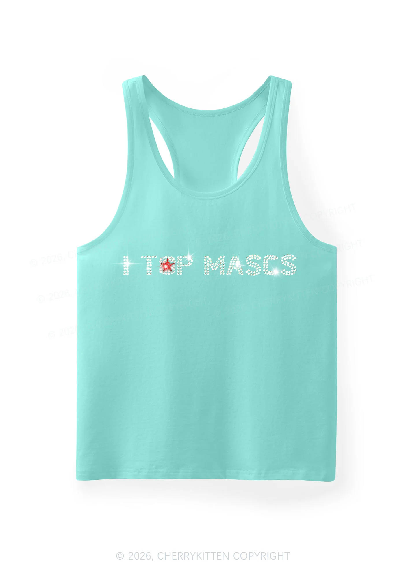 Rhinestone I Top Mascs Pride Y2K Men Racerback Tank Top Cherrykitten - Image 9