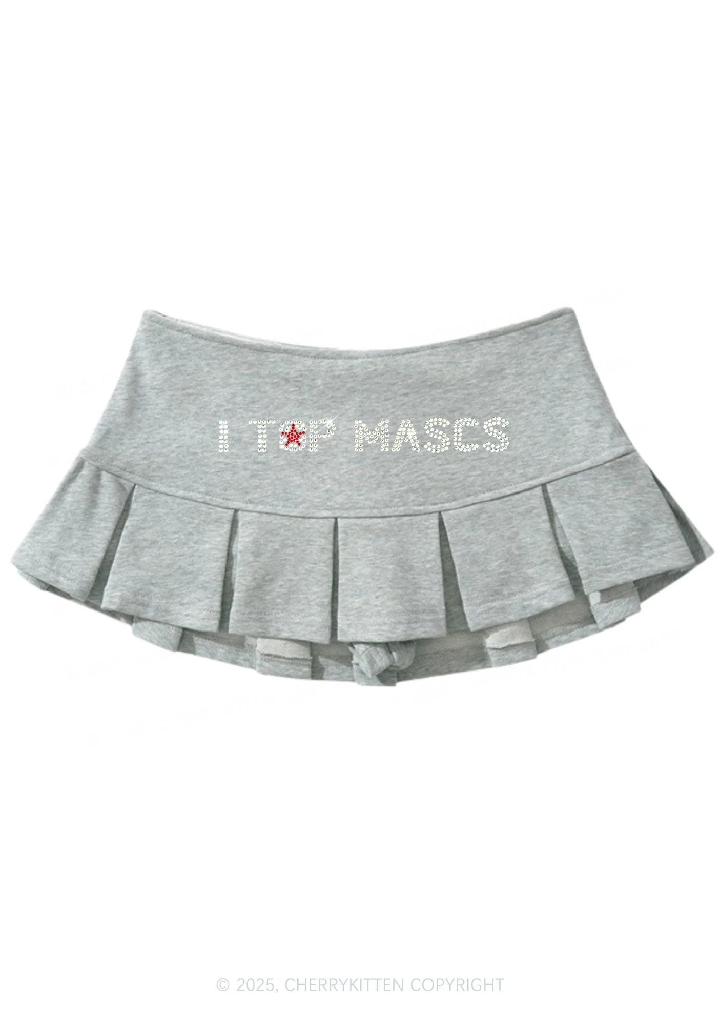 Rhinestone I Top Mascs Pride Y2K Mini Pleated Skirts Cherrykitten - Image 4
