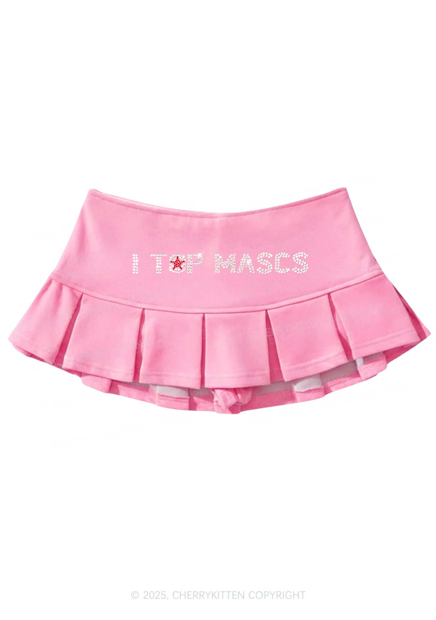Rhinestone I Top Mascs Pride Y2K Mini Pleated Skirts Cherrykitten - Image 5