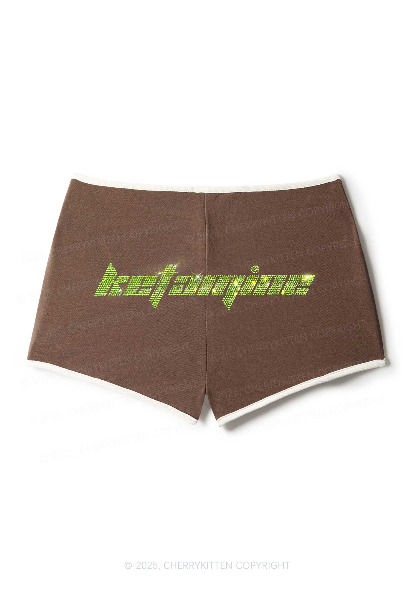 Rhinestone Ketamxxe Y2K Booty Shorts Cherrykitten - Image 5