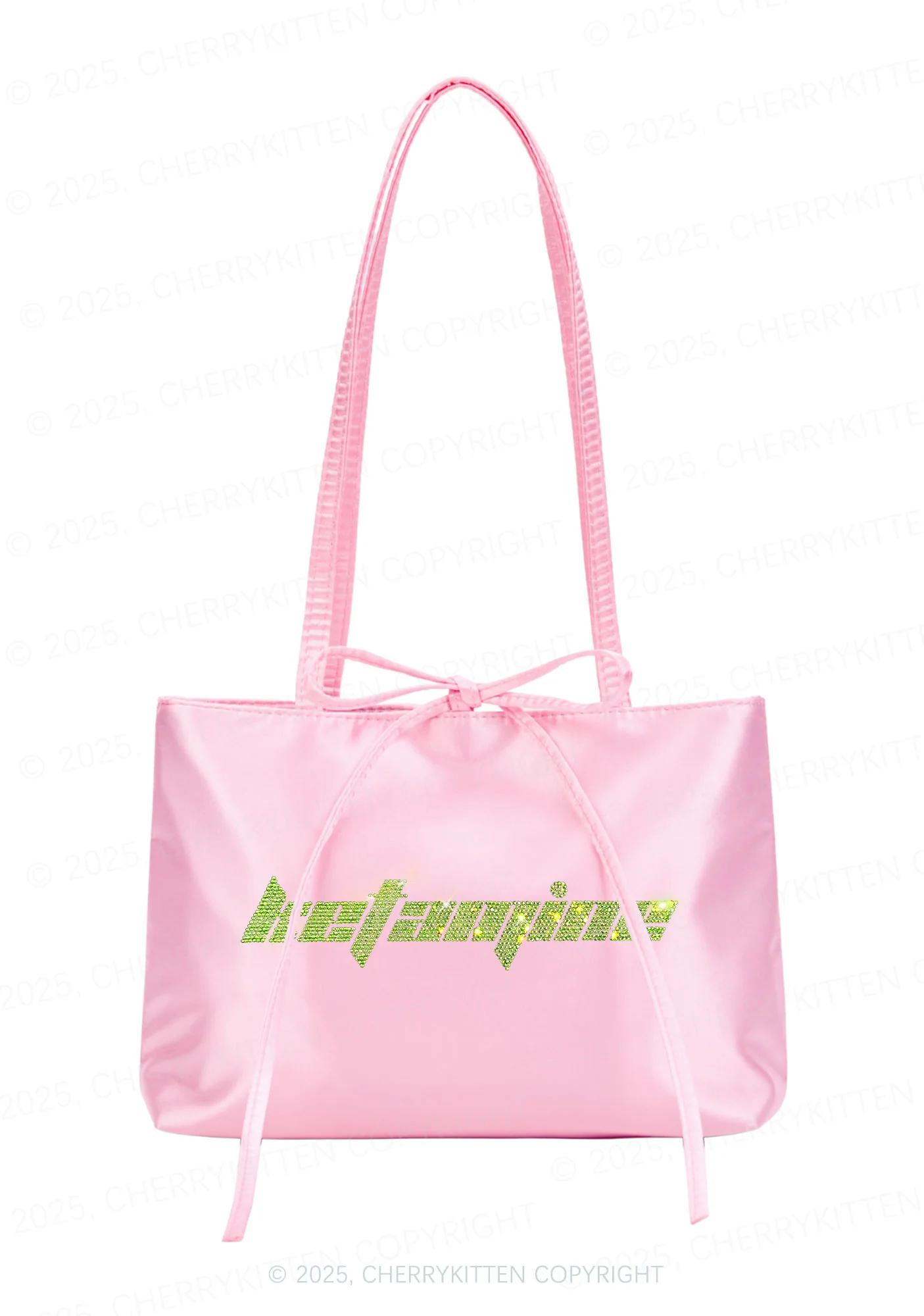 Rhinestone Ketamxxe Y2K Satin Bags Cherrykitten - Image 2