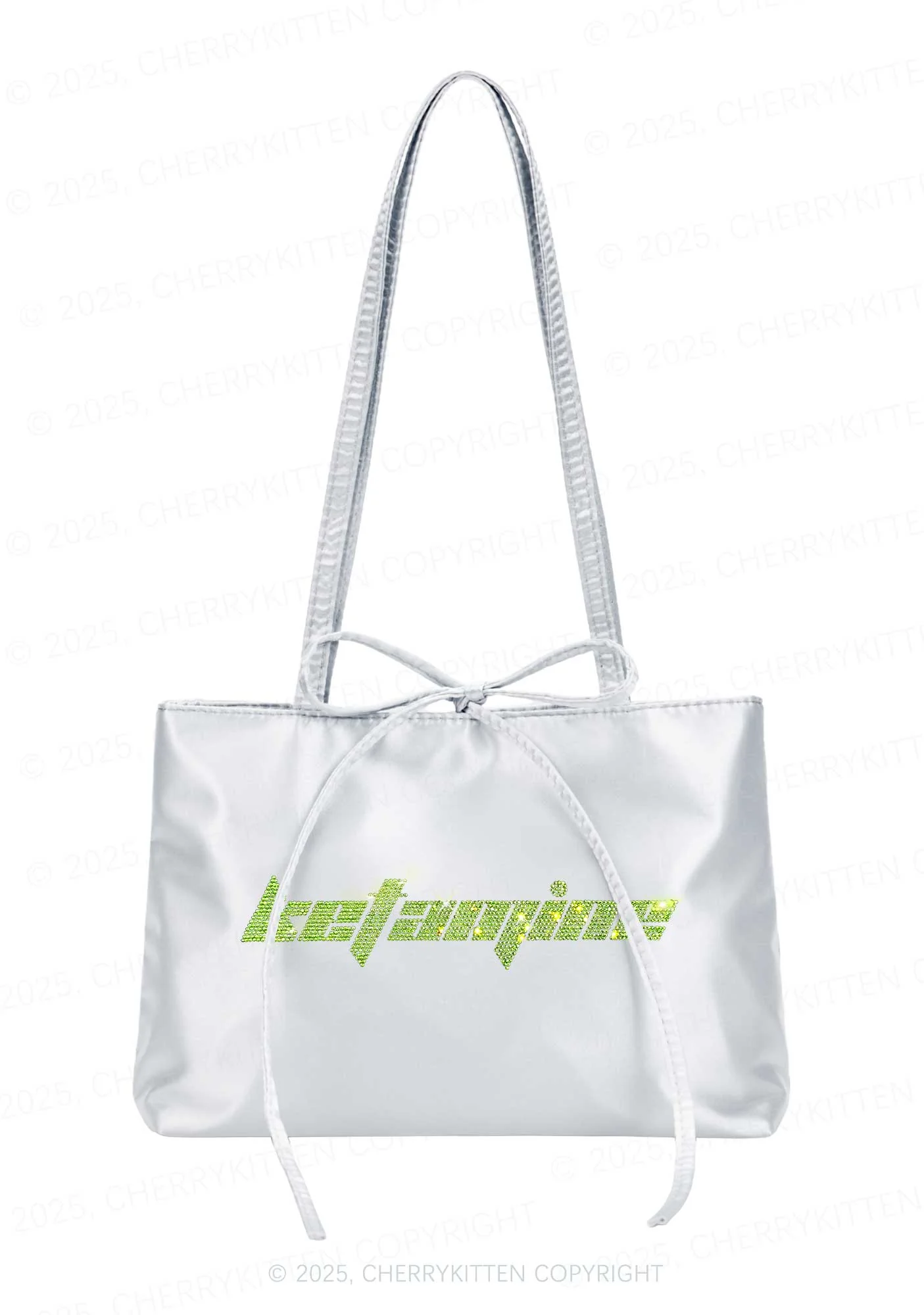 Rhinestone Ketamxxe Y2K Satin Bags Cherrykitten - Image 3