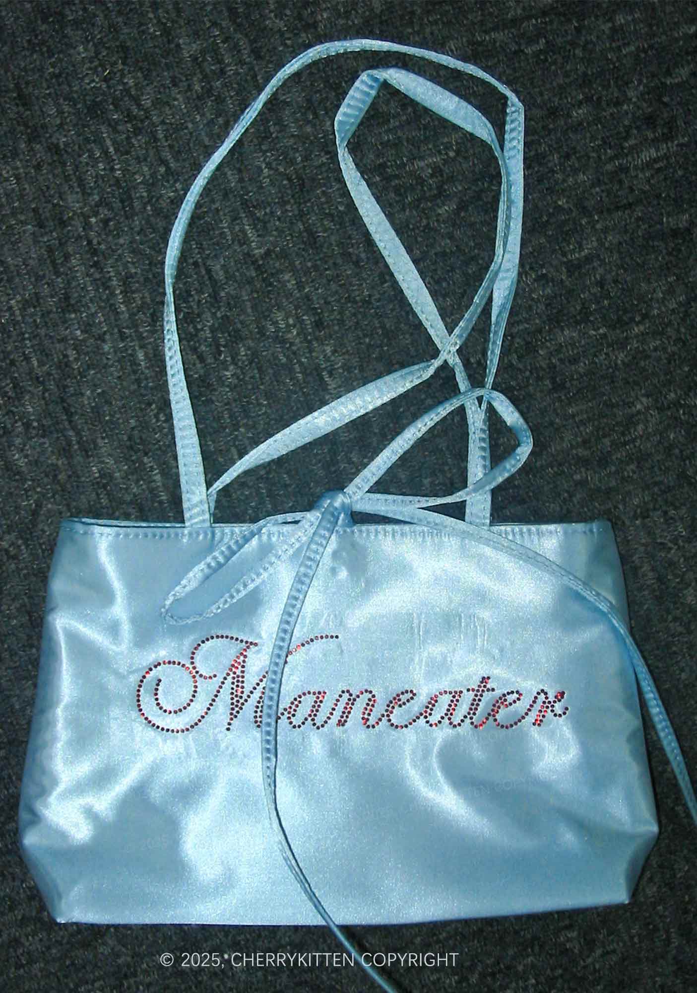 Rhinestone Maneater Y2K Satin Bags Cherrykitten - Image 4