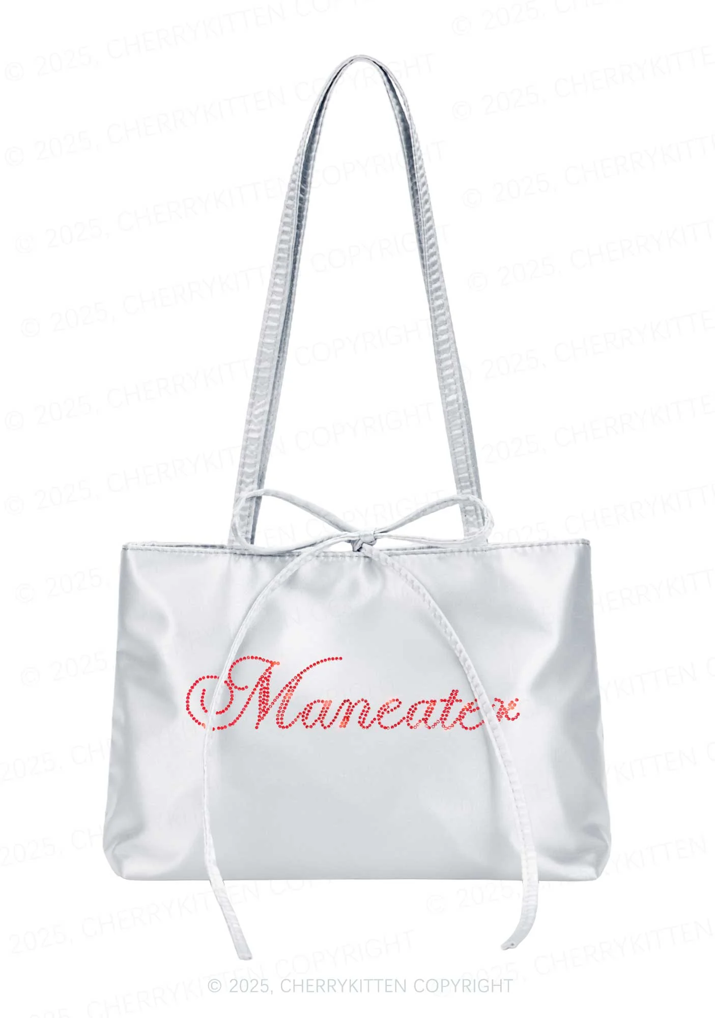 Rhinestone Maneater Y2K Satin Bags Cherrykitten - Image 5