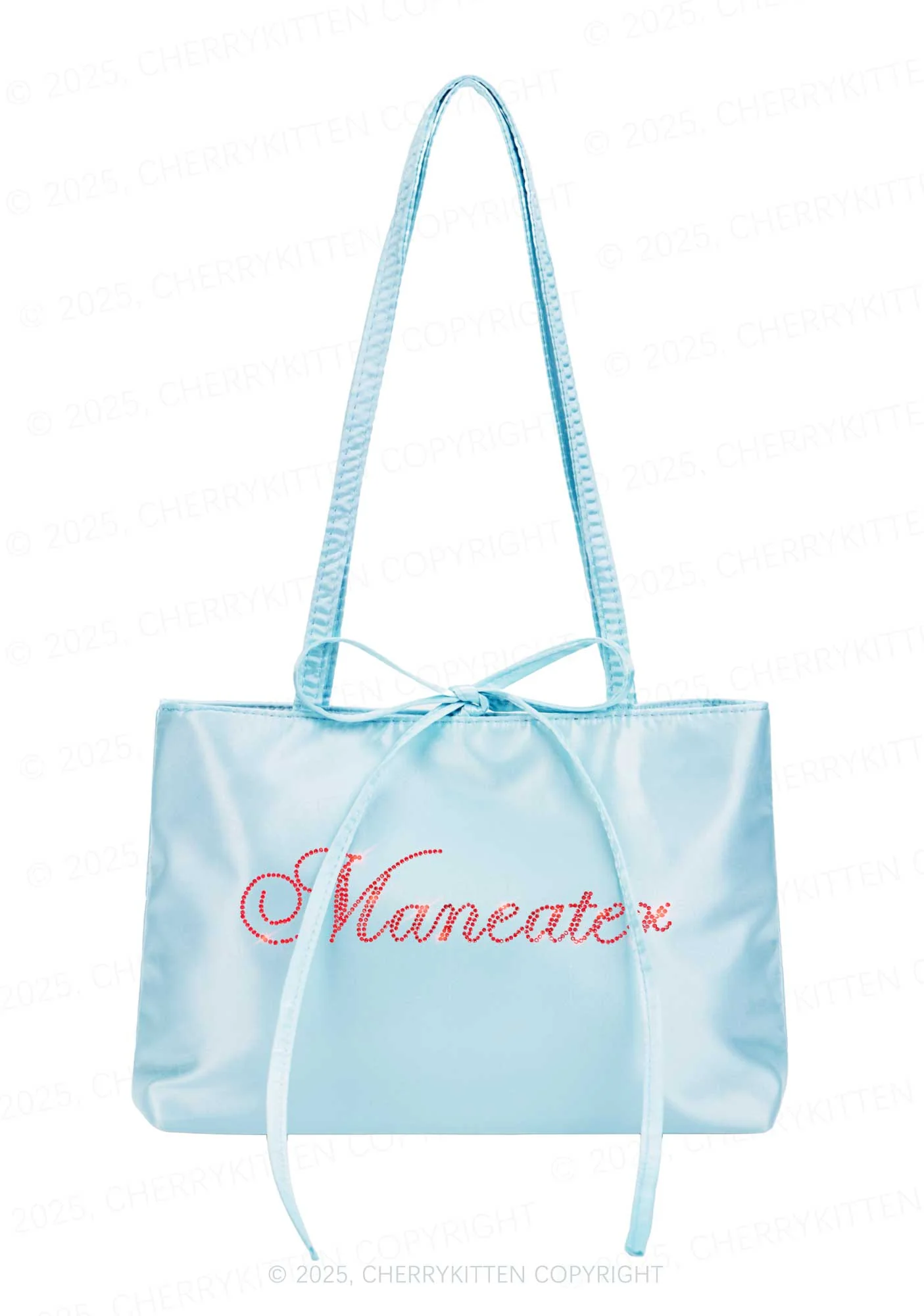 Rhinestone Maneater Y2K Satin Bags Cherrykitten - Image 6