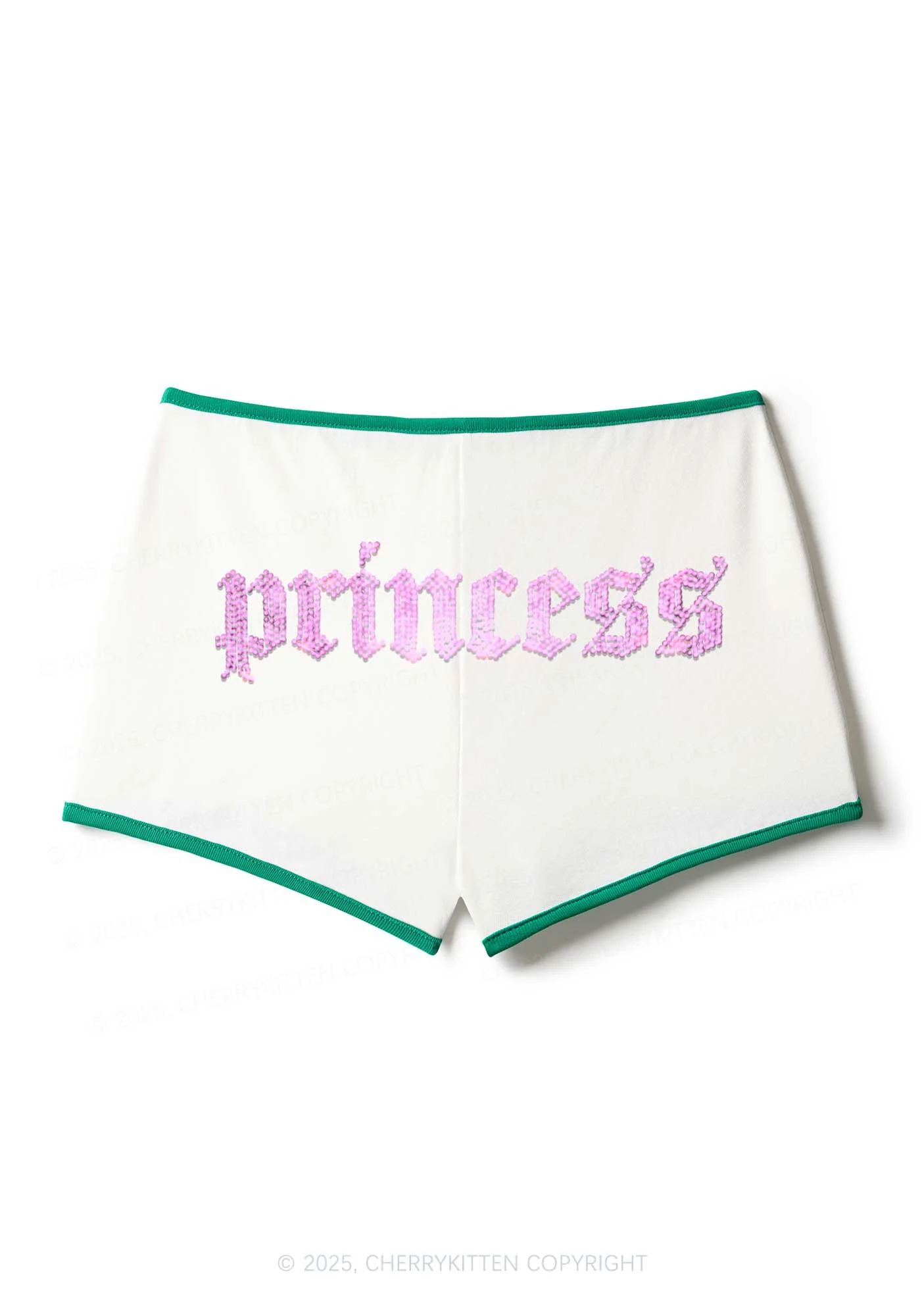 Rhinestone Princess Y2K Booty Shorts Cherrykitten - Image 3