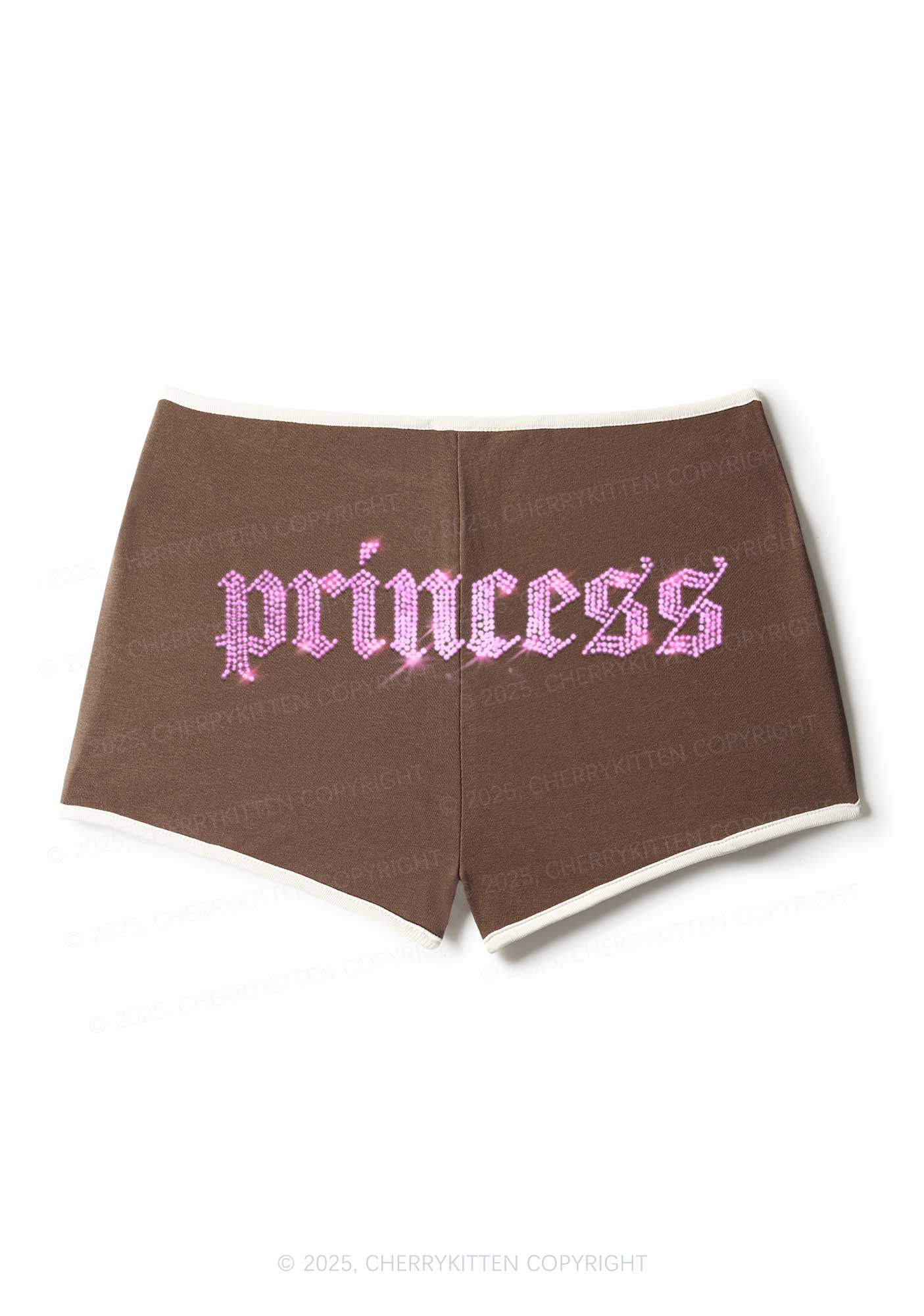 Rhinestone Princess Y2K Booty Shorts Cherrykitten - Image 4