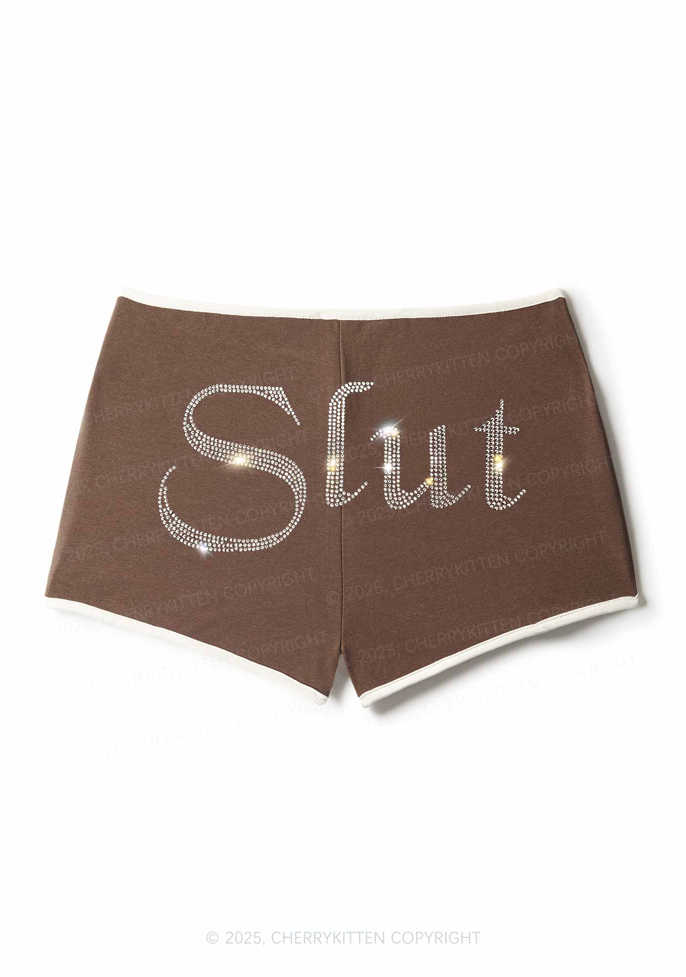 Rhinestone Slxt Y2K Booty Shorts Cherrykitten - Image 5