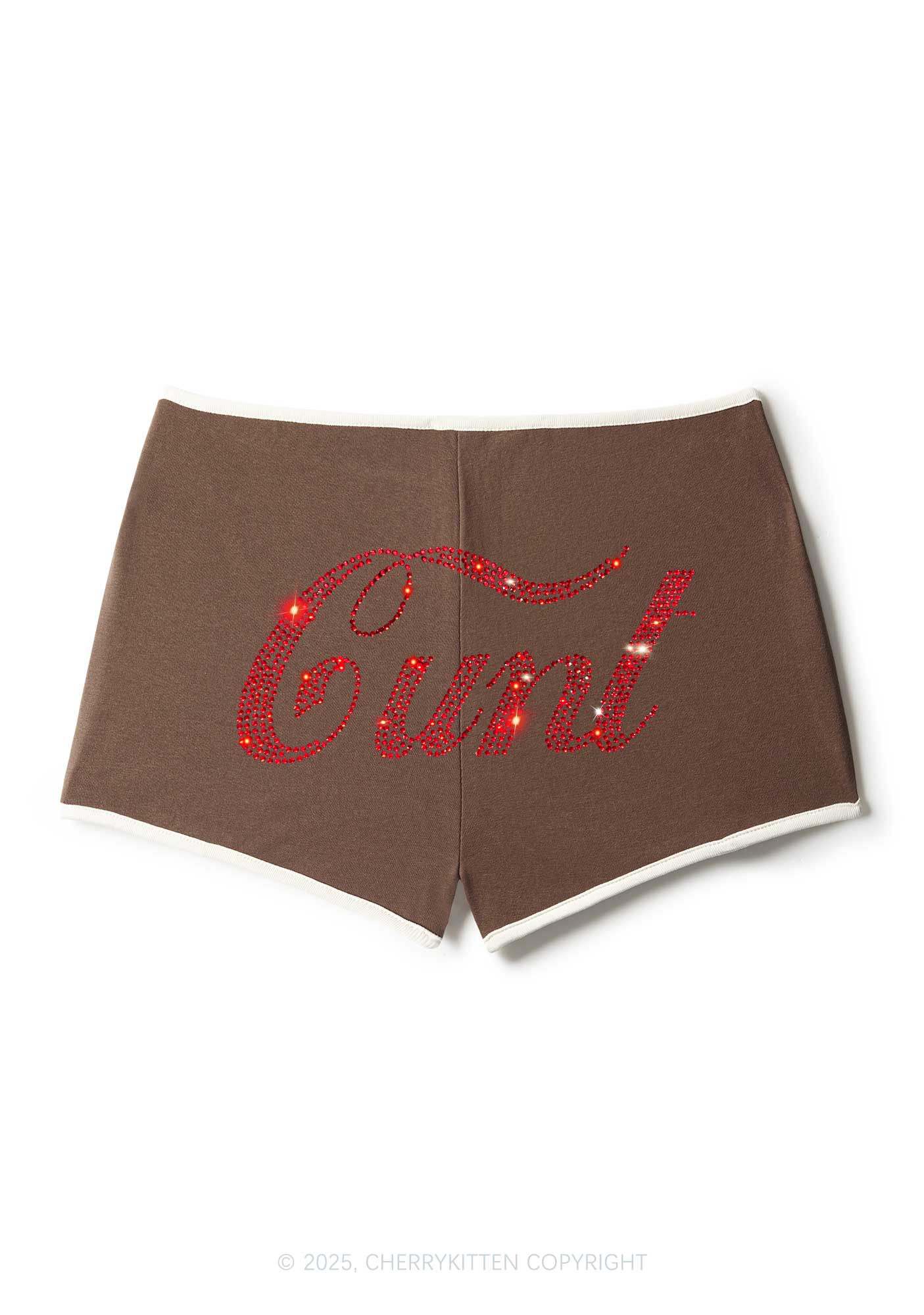 Rhinestone Special Cxxt Y2K Booty Shorts Cherrykitten - Image 5