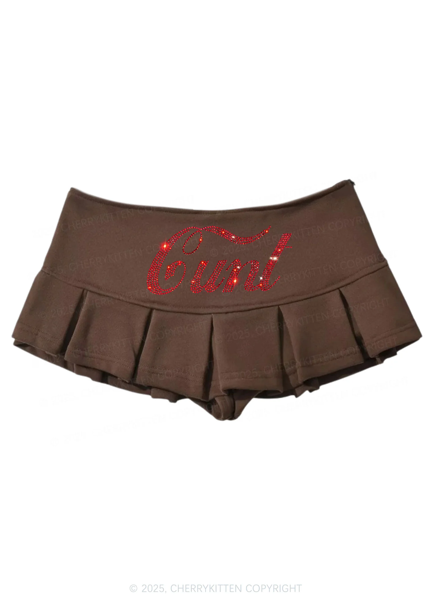 Rhinestone Special Cxxt Y2K Mini Pleated Skirts Cherrykitten - Image 6