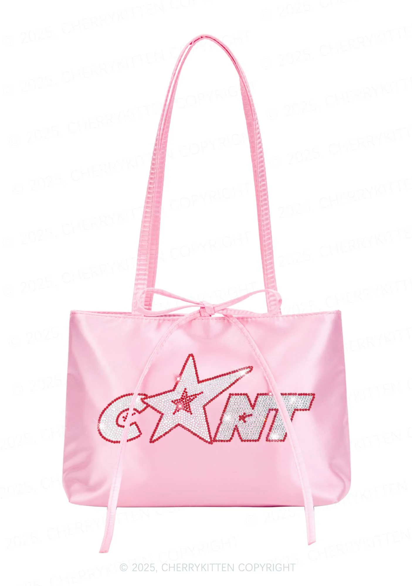 Rhinestone Star Cxxt Y2K Satin Bags Cherrykitten - Image 2