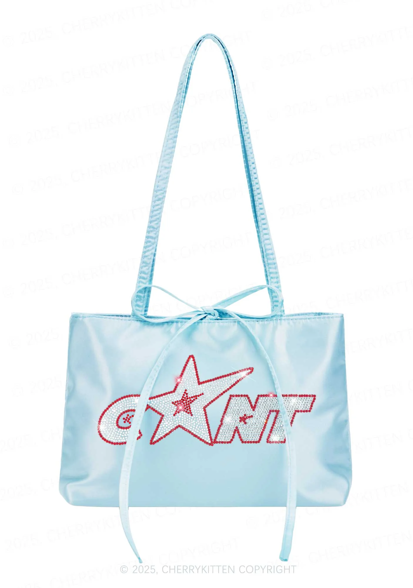 Rhinestone Star Cxxt Y2K Satin Bags Cherrykitten - Image 3