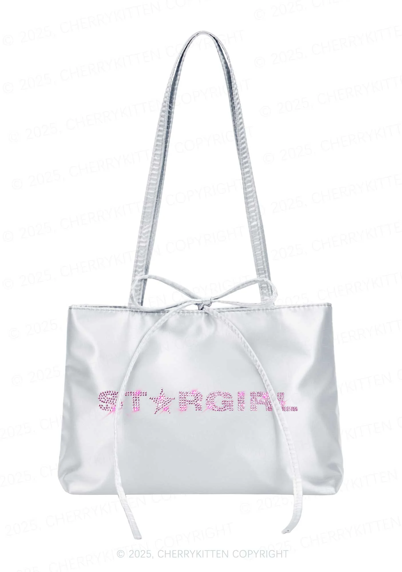 Rhinestone Stargirl Y2K Satin Bags Cherrykitten - Image 2