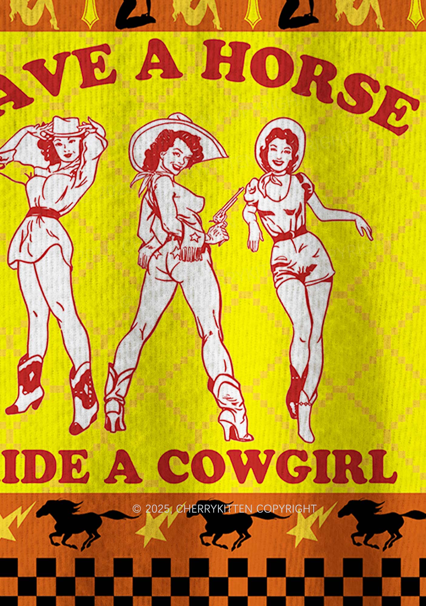 Ride A Cowgirl Pride Y2K Christmas Knit Sweatshirt Cherrykitten - Image 6