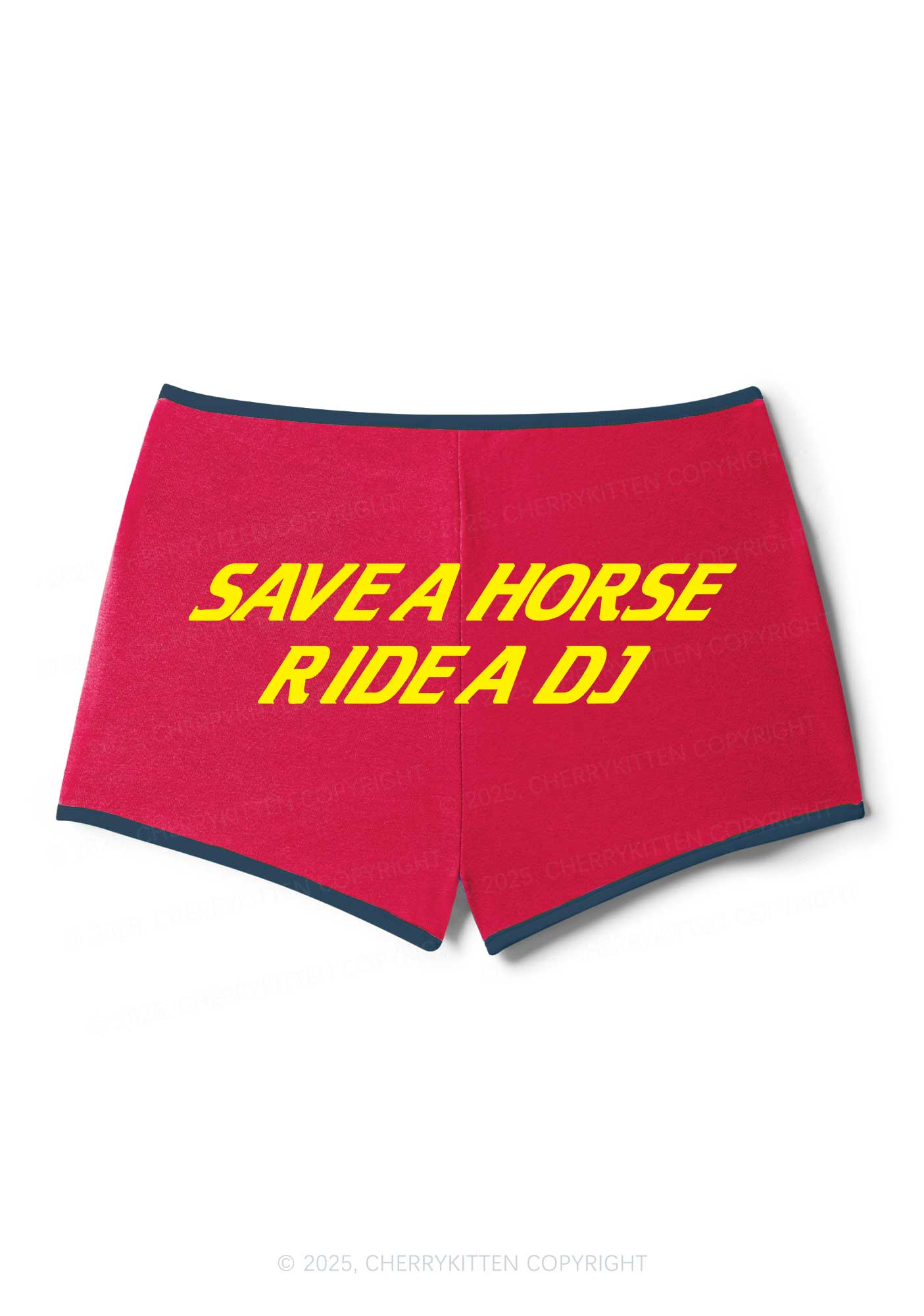 Ride A DJ Y2K Booty Shorts Cherrykitten - Image 4